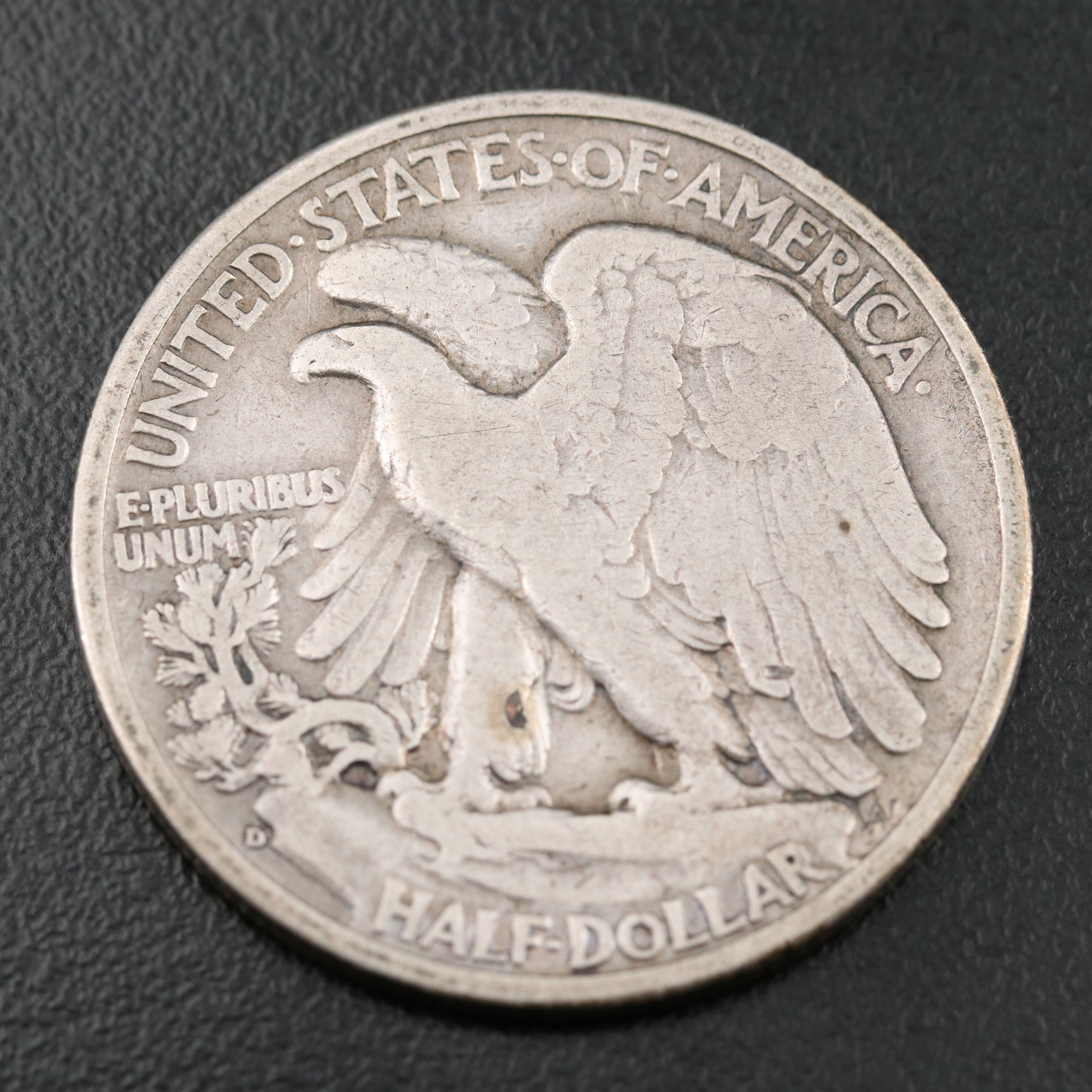 Key Date 1938-D Walking Liberty Silver Half Dollar