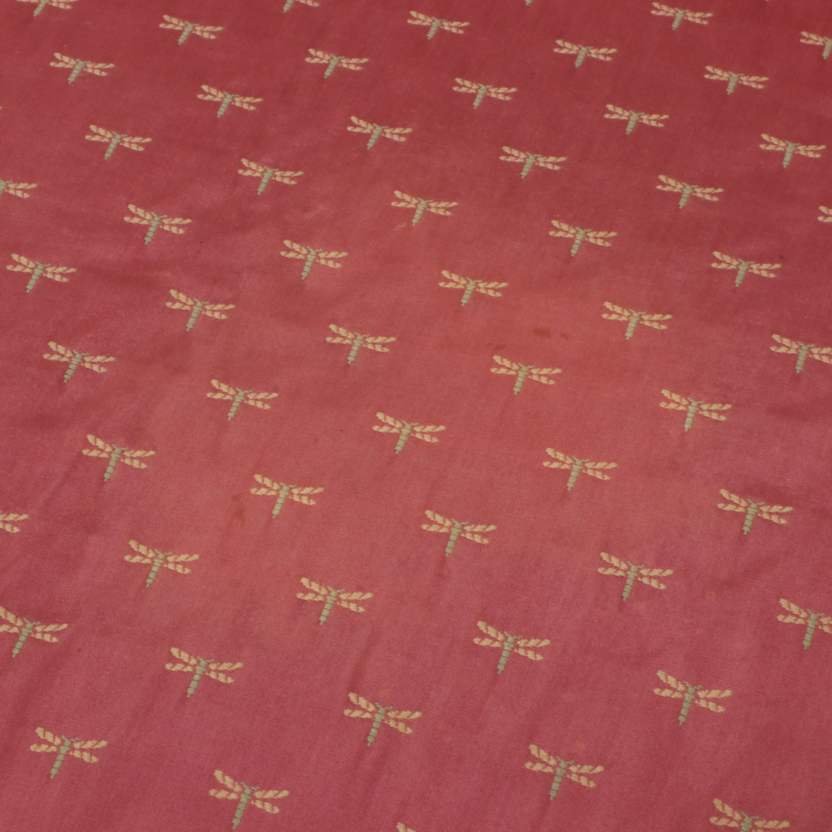 French Provincial Style Carved Wood and Upholstered Sofa with Accent Pillows