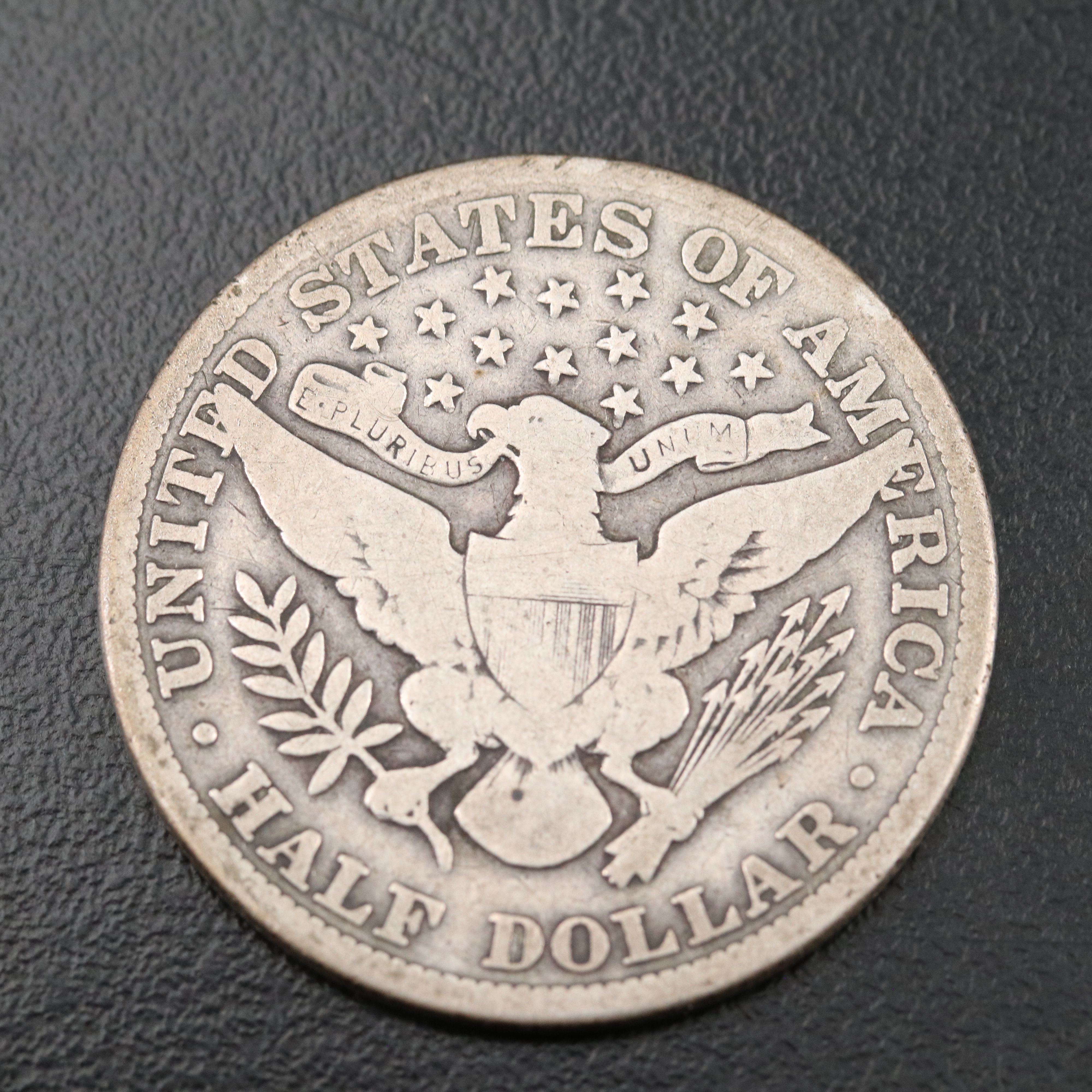 Key Date 1914 Barber Silver Half Dollar