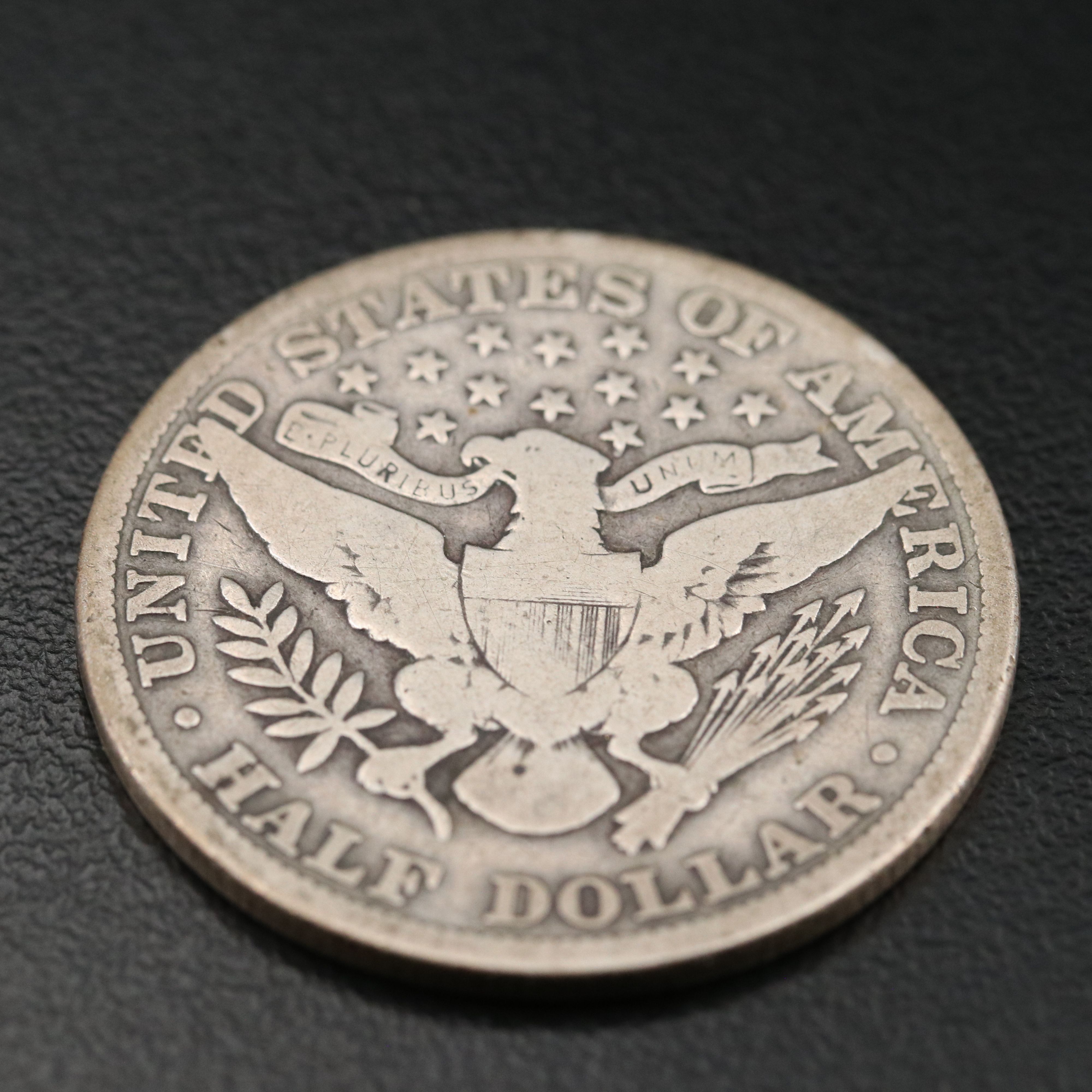 Key Date 1914 Barber Silver Half Dollar