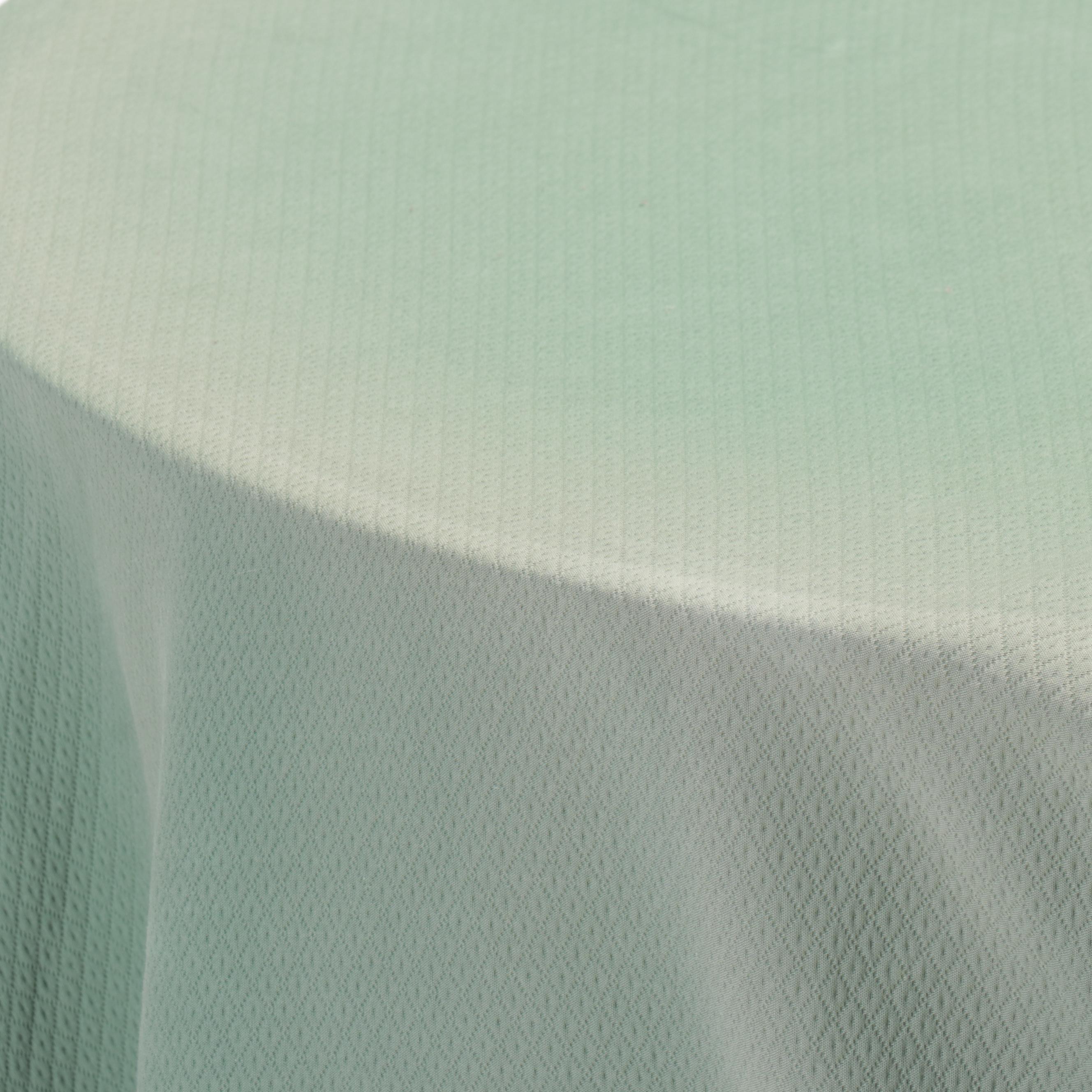 Fabric Covered Center Table with Fringed Trim