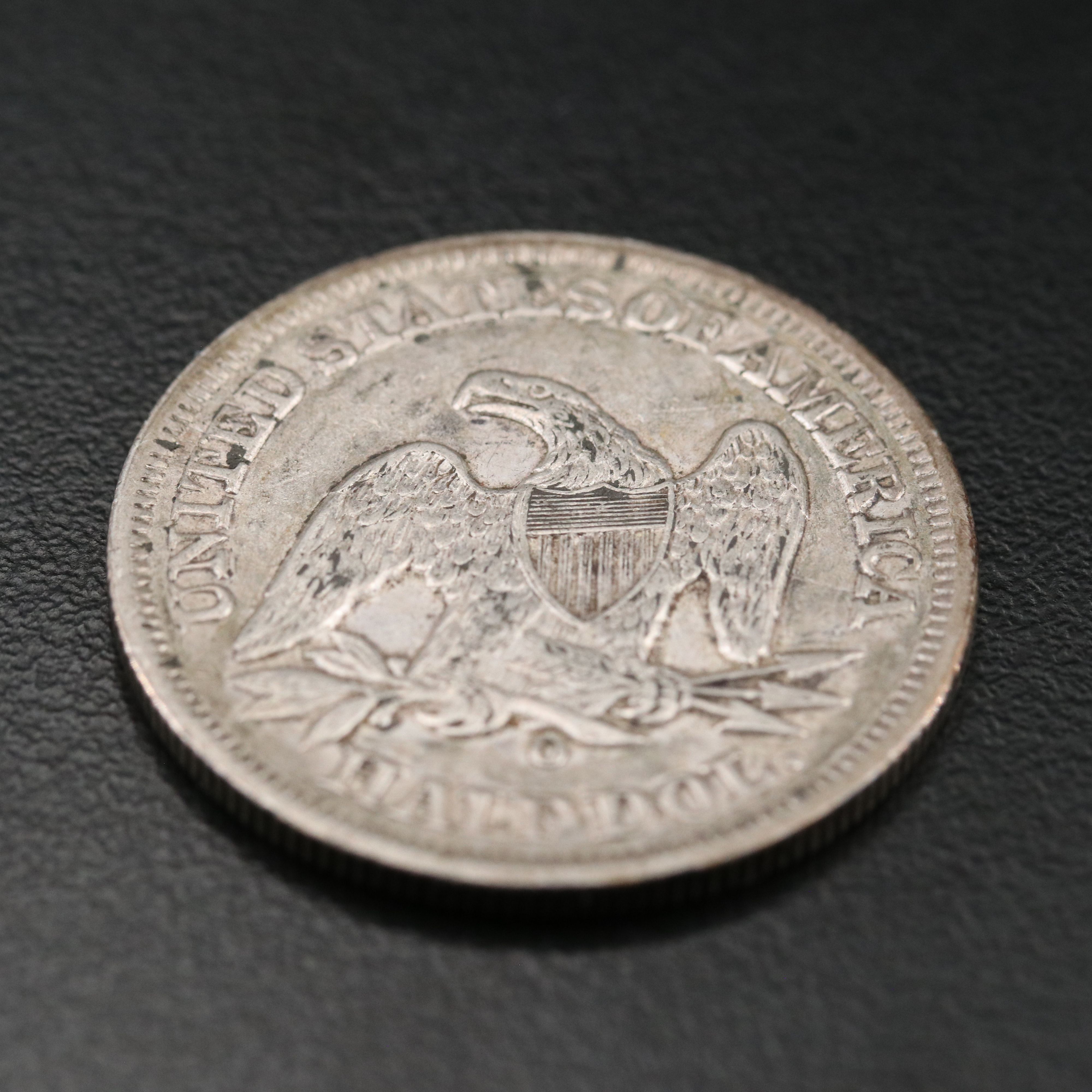 1855-O Seated Liberty Silver Half Dollar