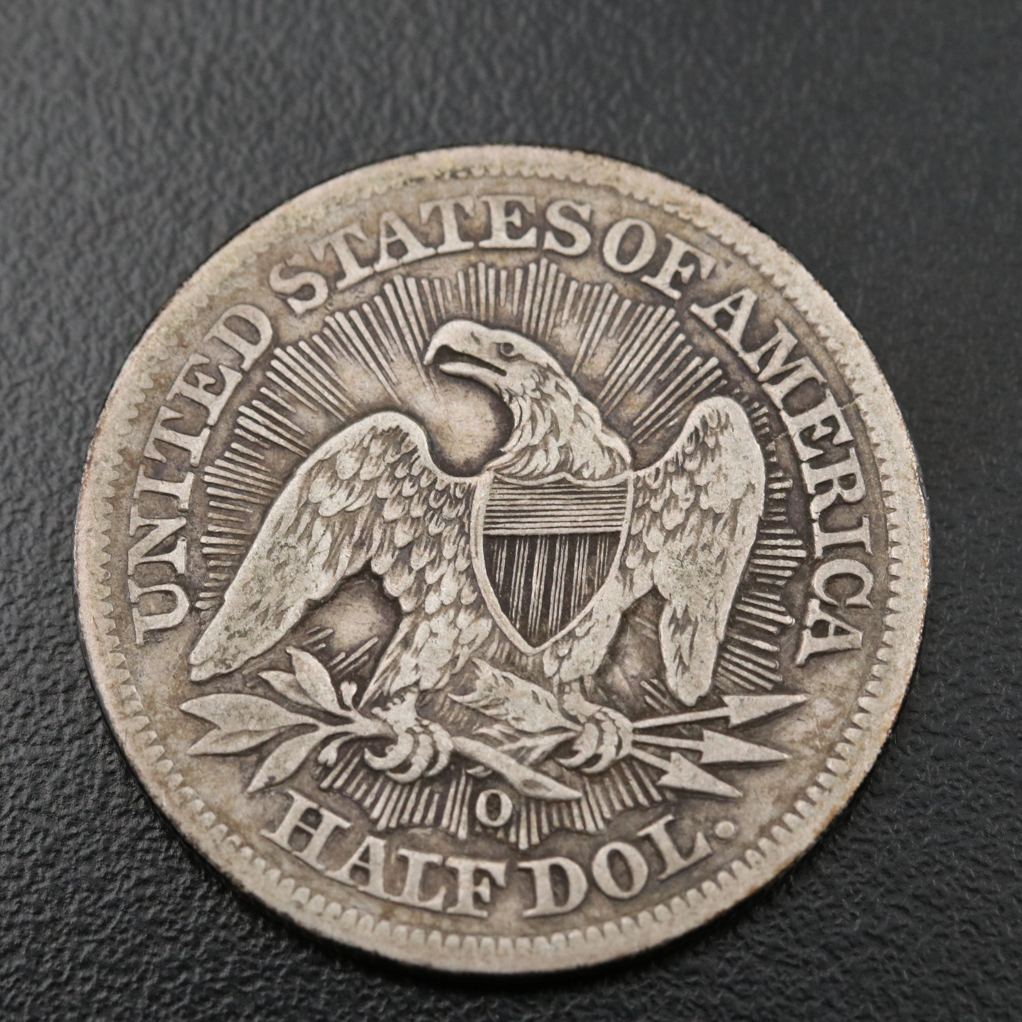 1853-O "Arrows and Rays" Seated Liberty Silver Half Dollar