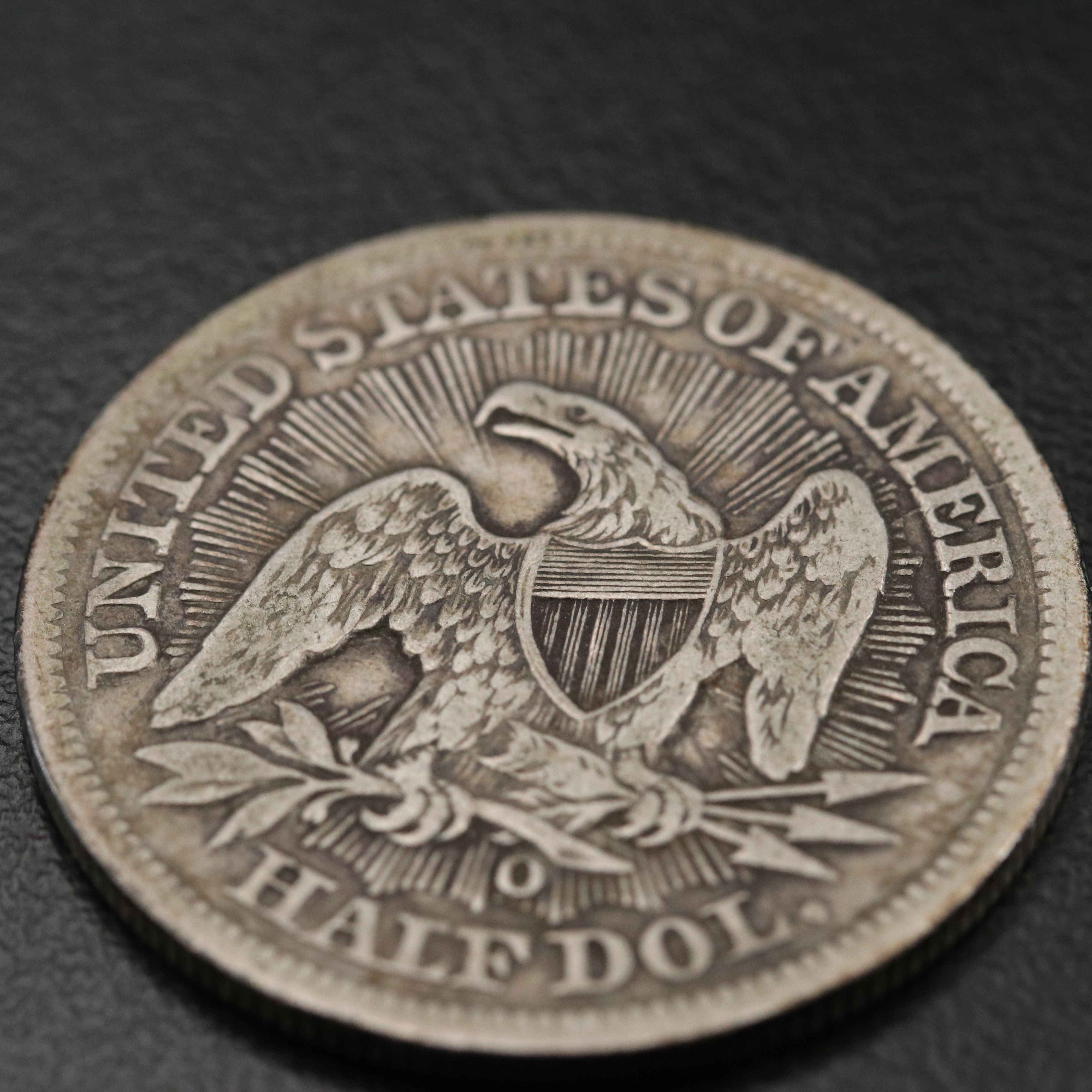 1853-O "Arrows and Rays" Seated Liberty Silver Half Dollar