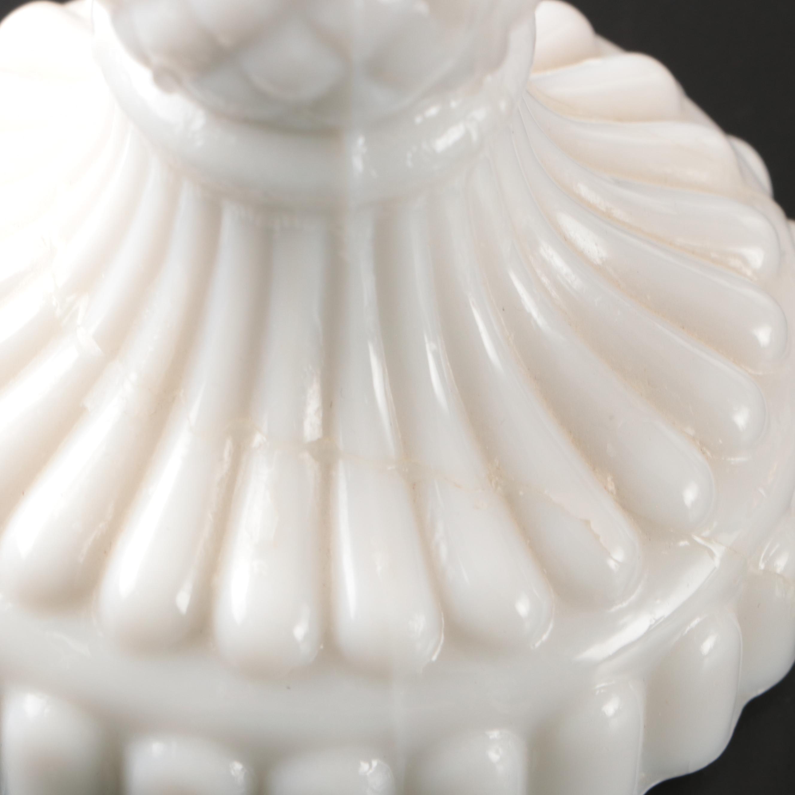 Waterworks Brass Towel Ring, Milk Glass Candle Holders, and More Bathroom Décor