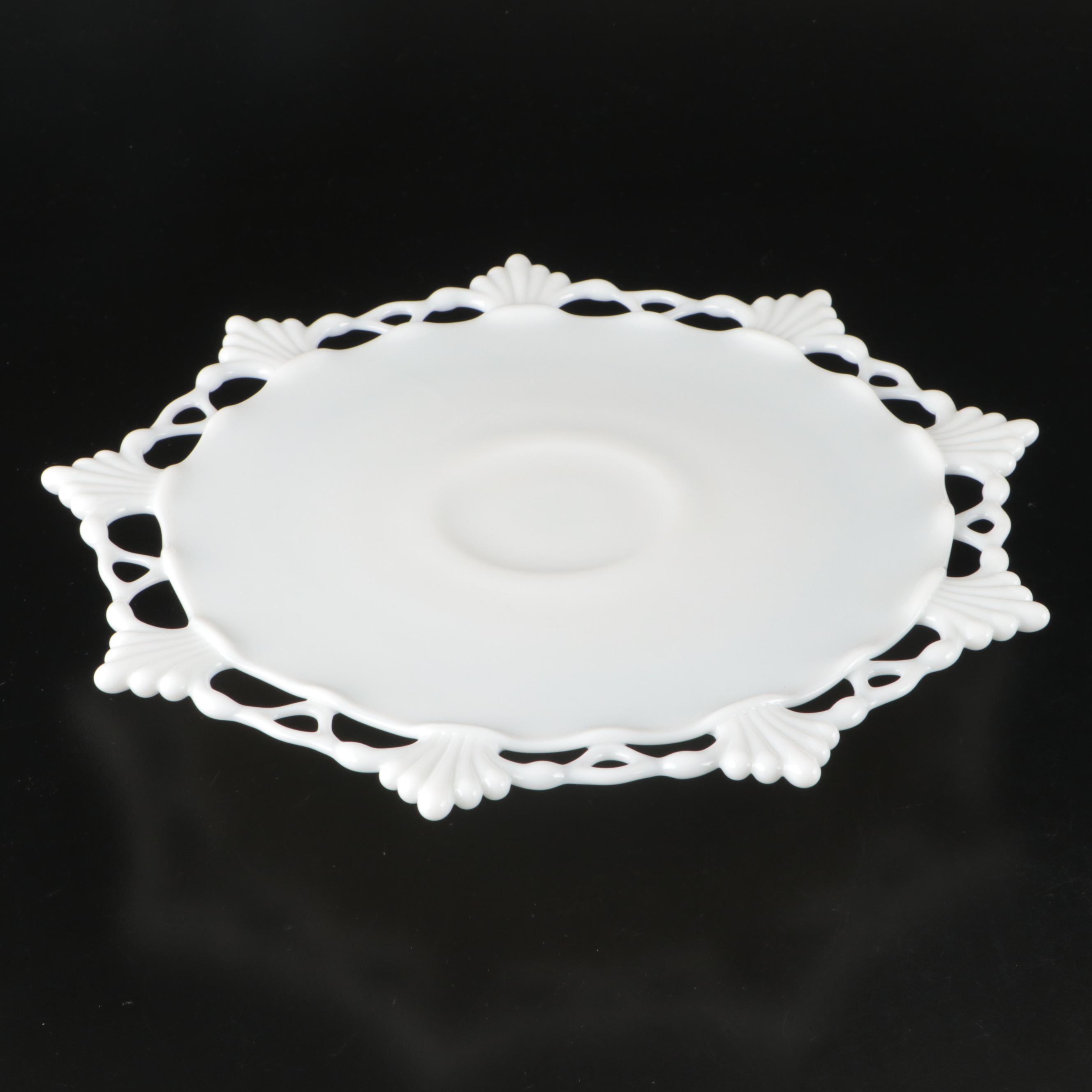 Waterworks Brass Towel Ring, Milk Glass Candle Holders, and More Bathroom Décor