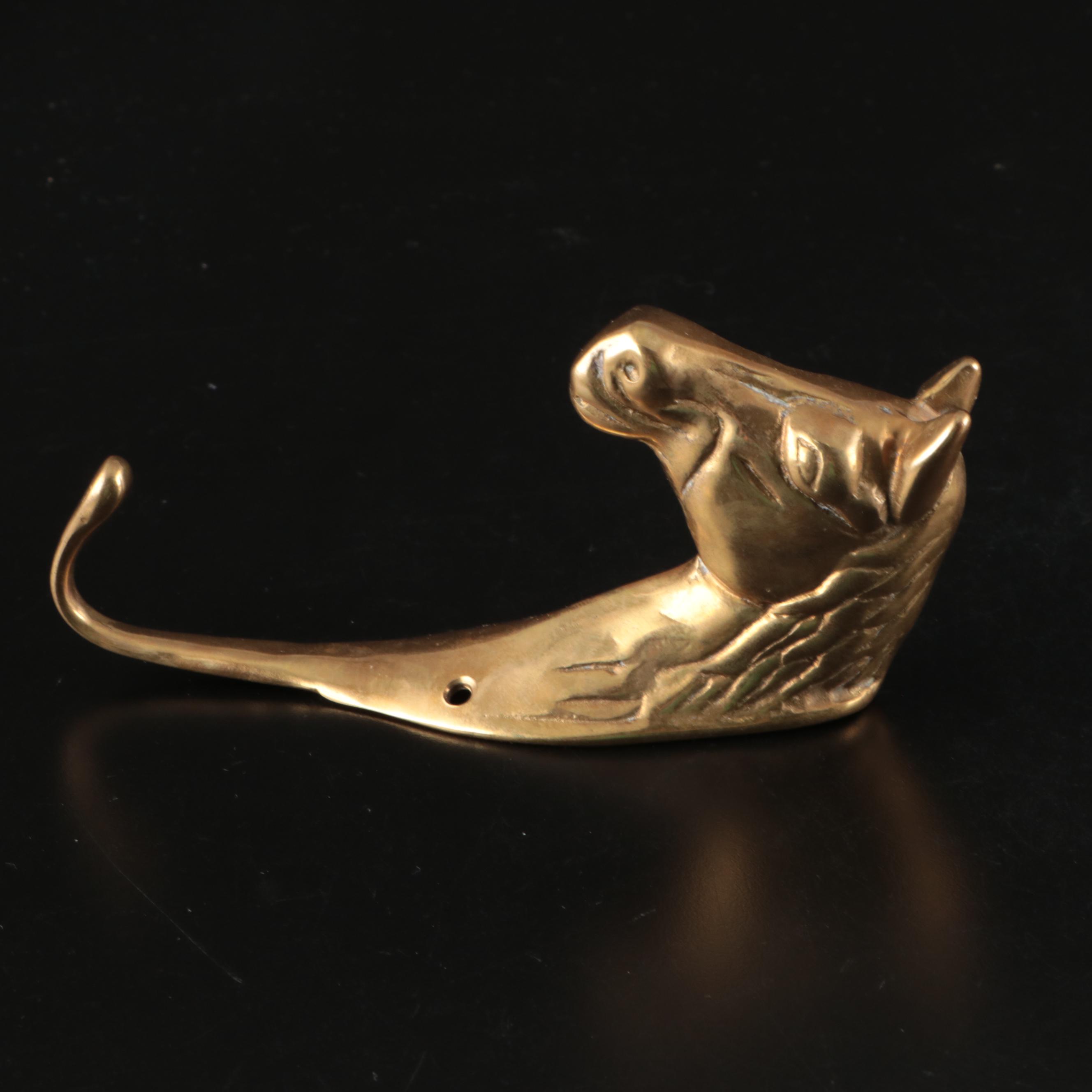 Waterworks Brass Towel Ring, Milk Glass Candle Holders, and More Bathroom Décor