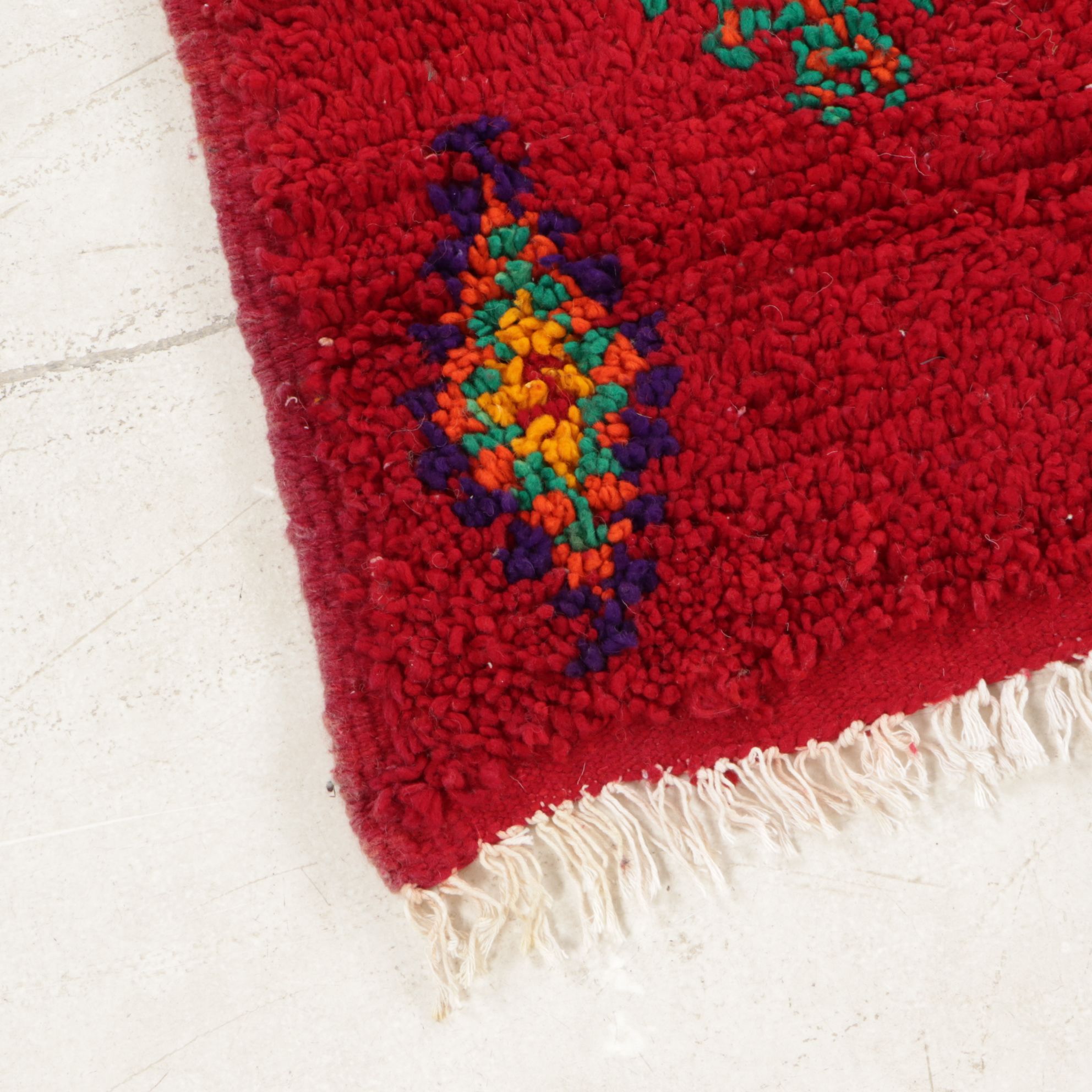Three Hand-Knotted Moroccan Berber Accent Rugs
