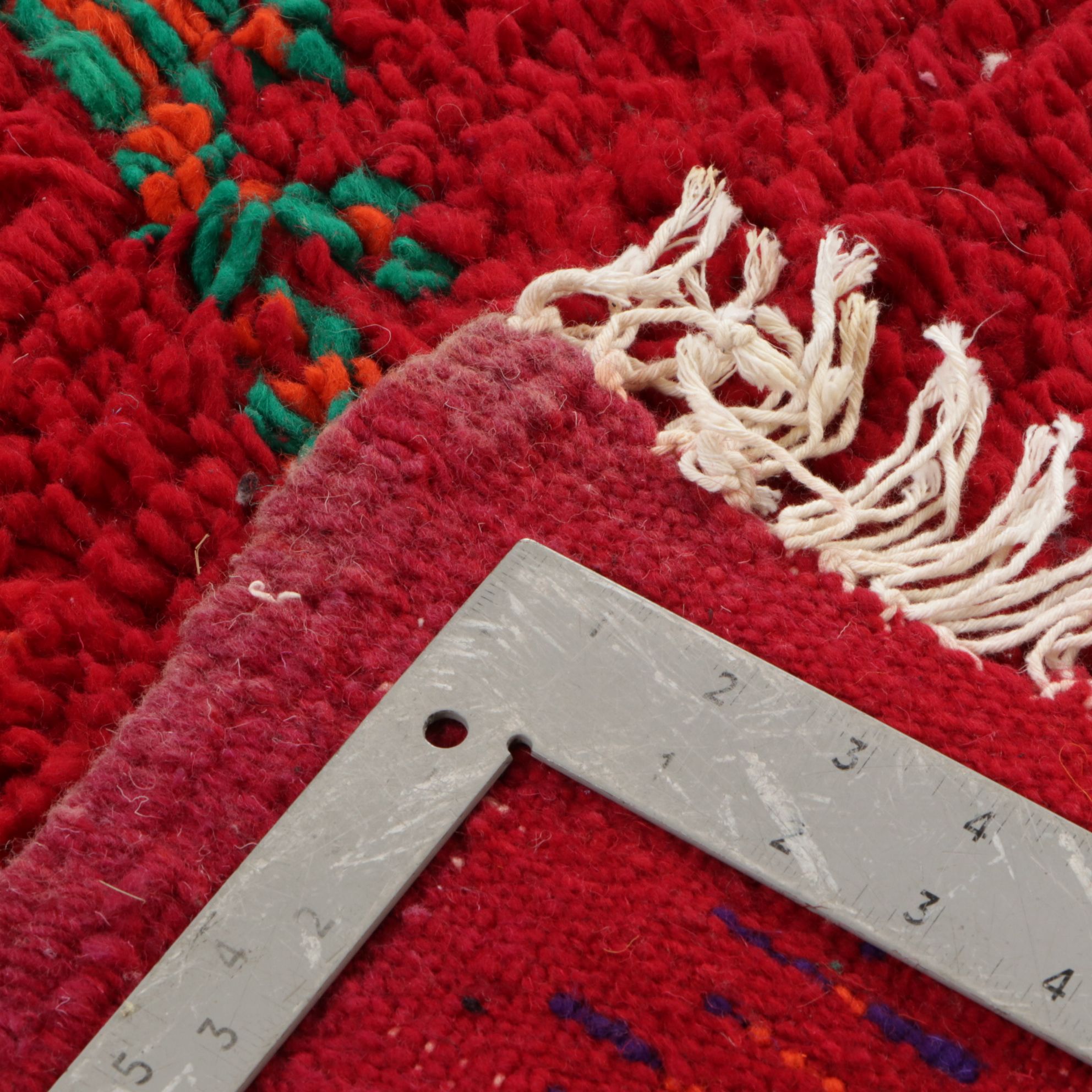 Three Hand-Knotted Moroccan Berber Accent Rugs