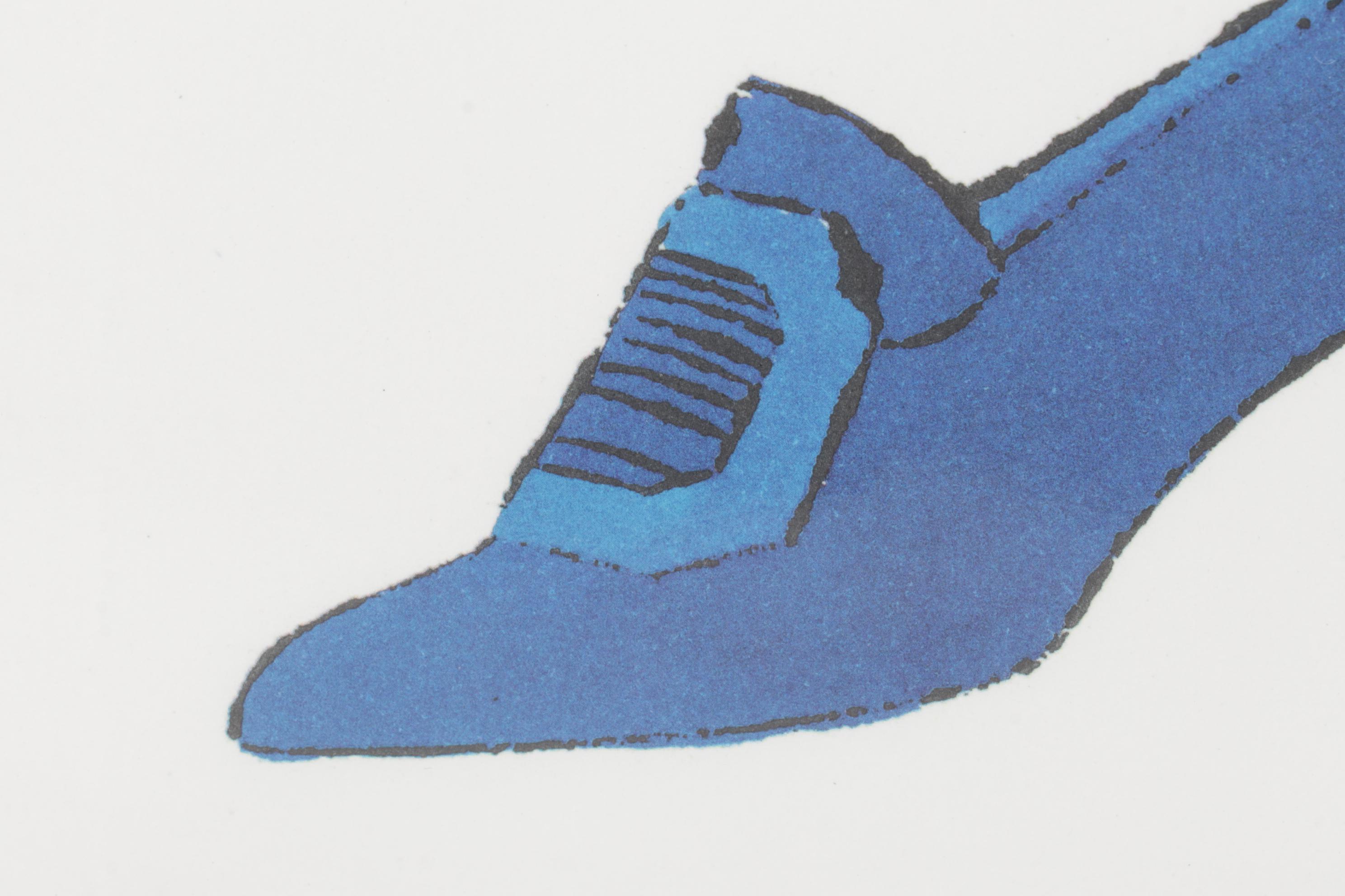 Offset Lithograph after Andy Warhol "In Her Sweet Little Alice Blue Shoes"