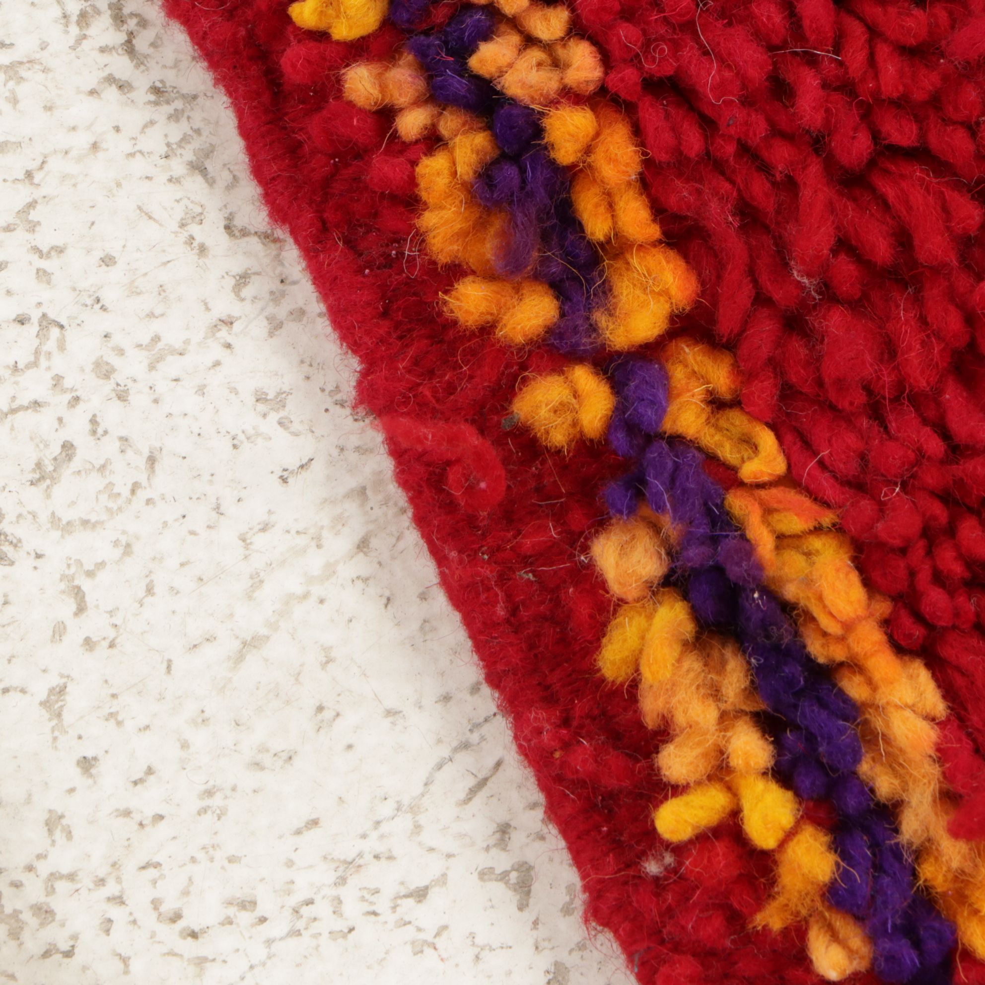 Three Hand-Knotted Moroccan Berber Accent Rugs