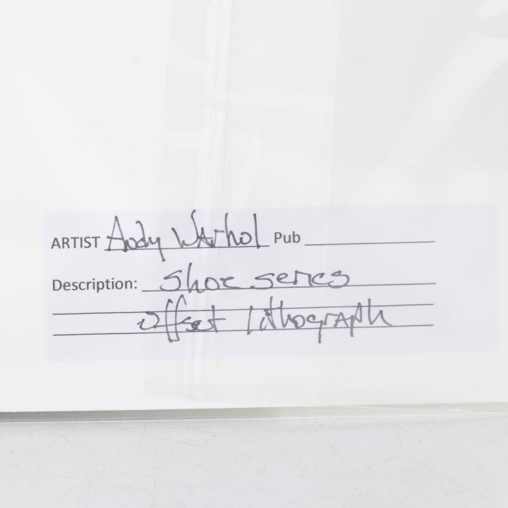 Offset Lithograph after Andy Warhol "In Her Sweet Little Alice Blue Shoes"