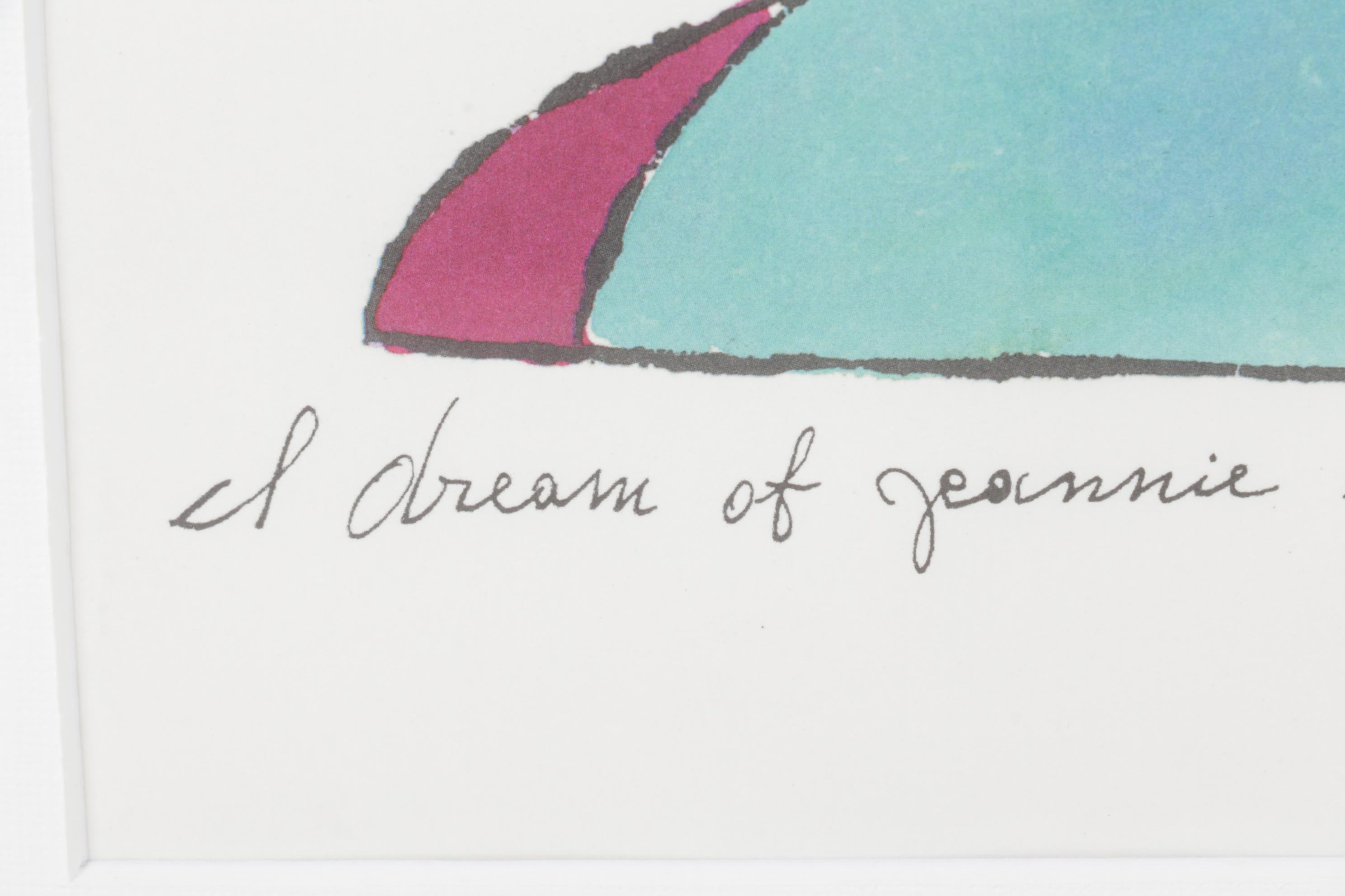 Offset Lithograph after Andy Warhol "I Dream of Jeannie..."