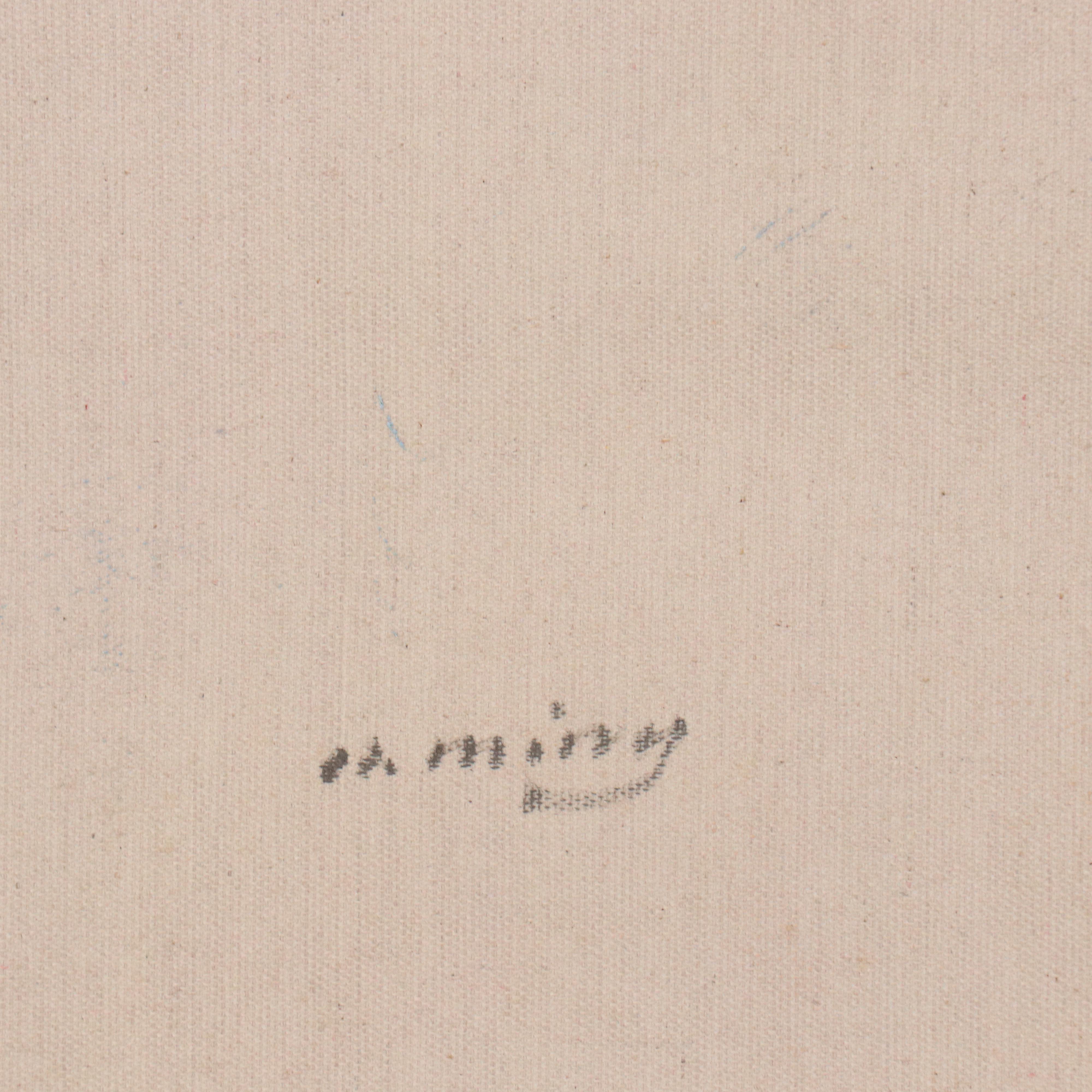 N. Ming Stylized Oil Painting of a Bear, 21st Century