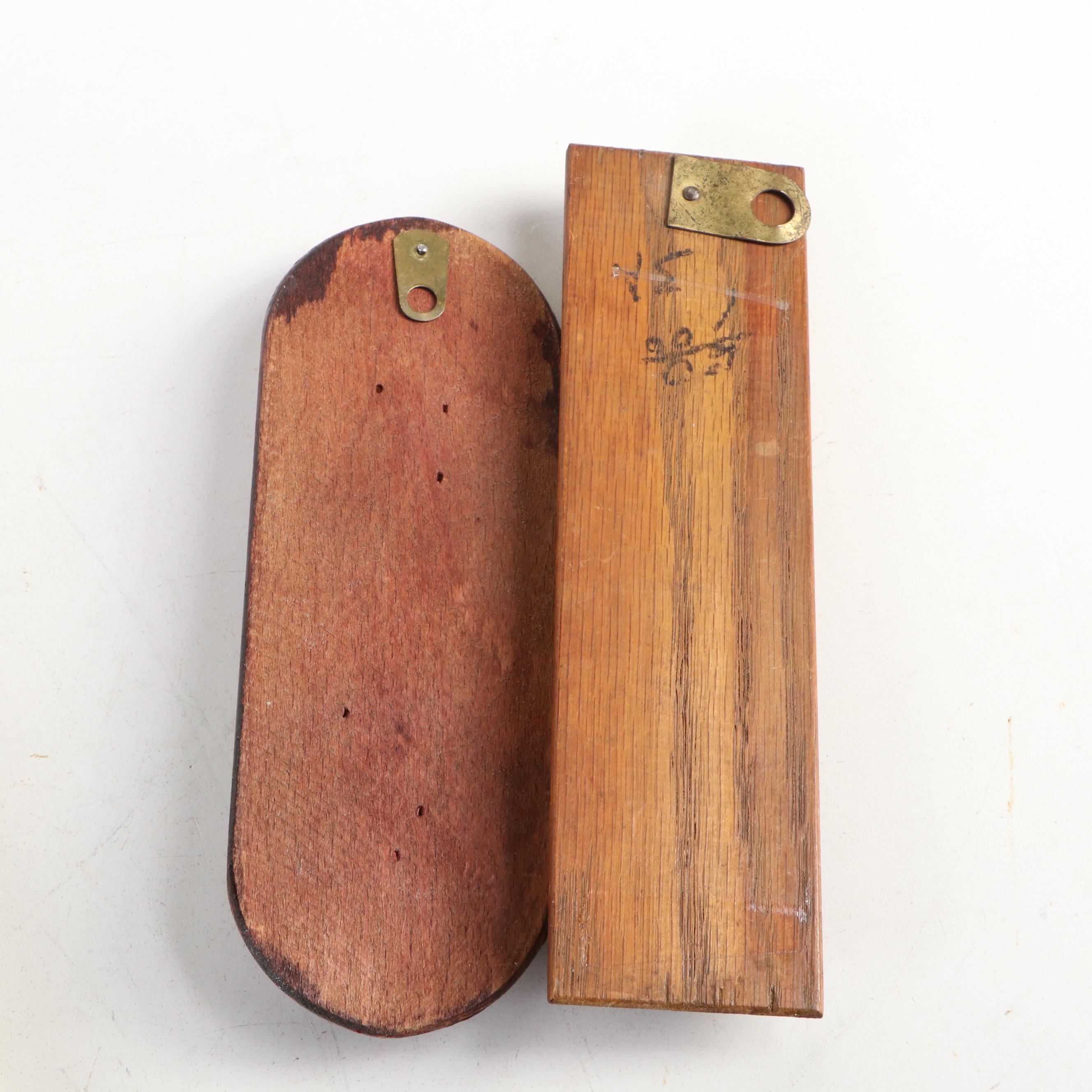 Dwinell-Wright Co Thermometer with Barometer and Other Wall Thermometers