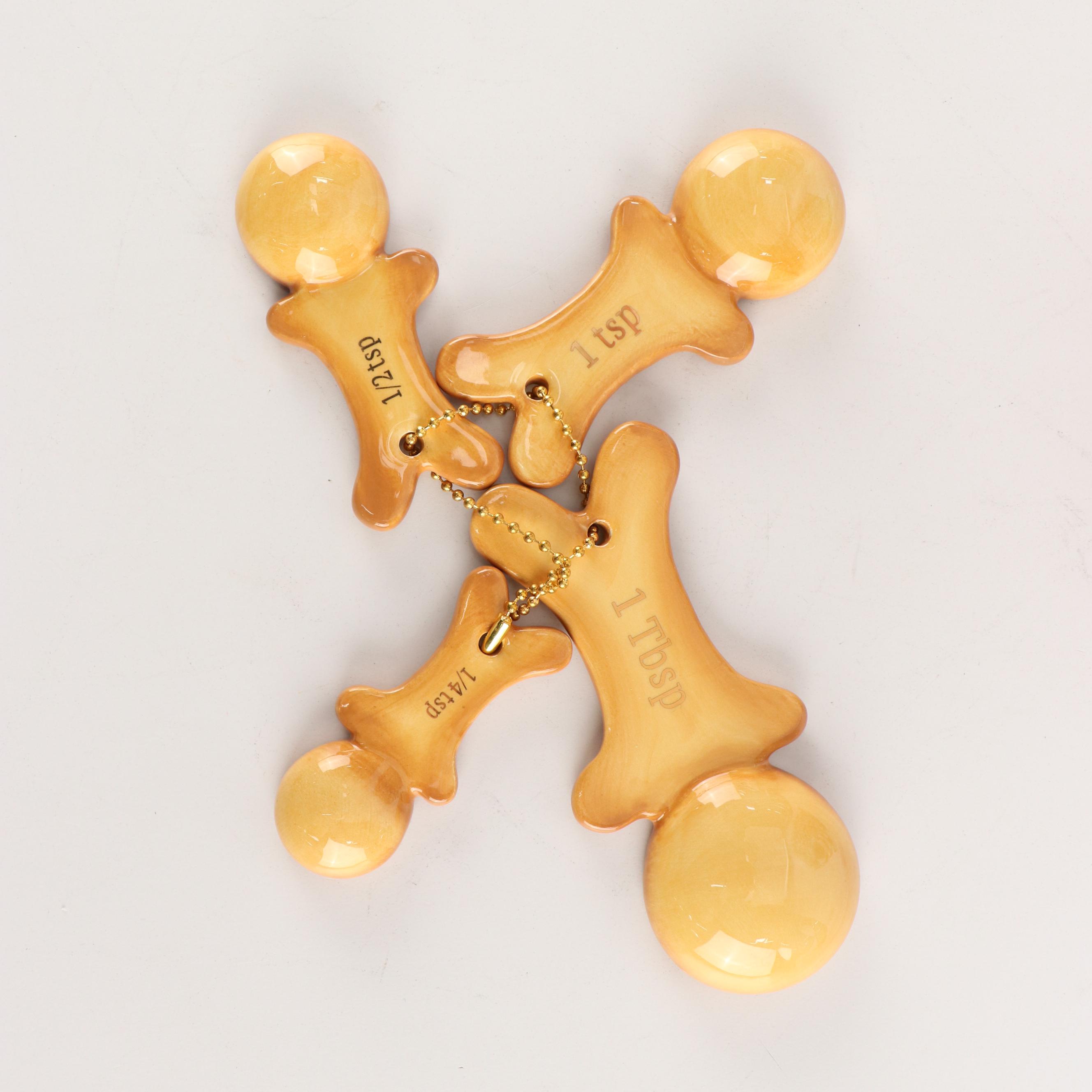 MacKenzie-Childs Bake Shop Gingerbread House Cookie Plate and Teaspoon Set