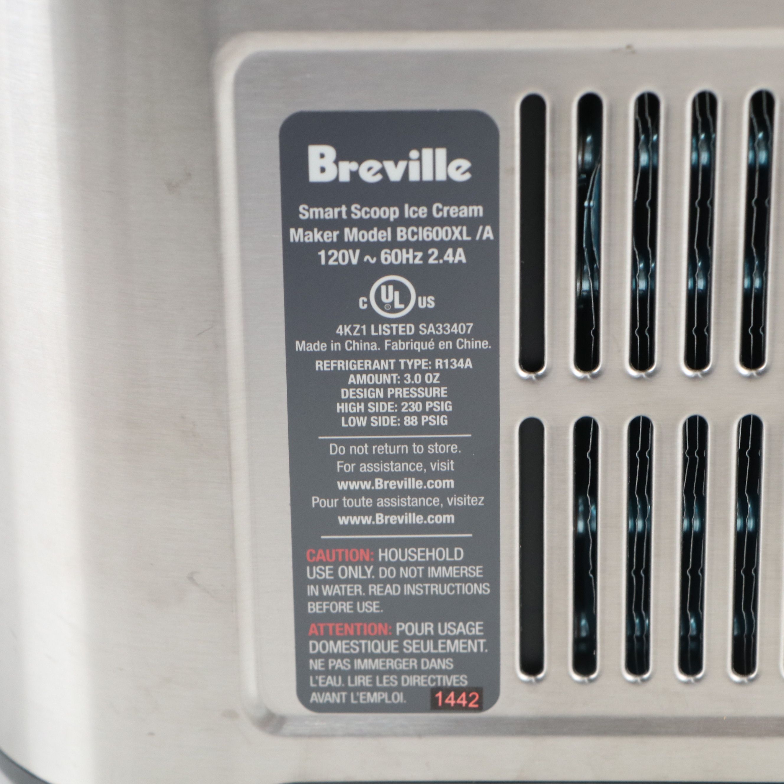 Breville Smart Scoop Ice Cream Machine