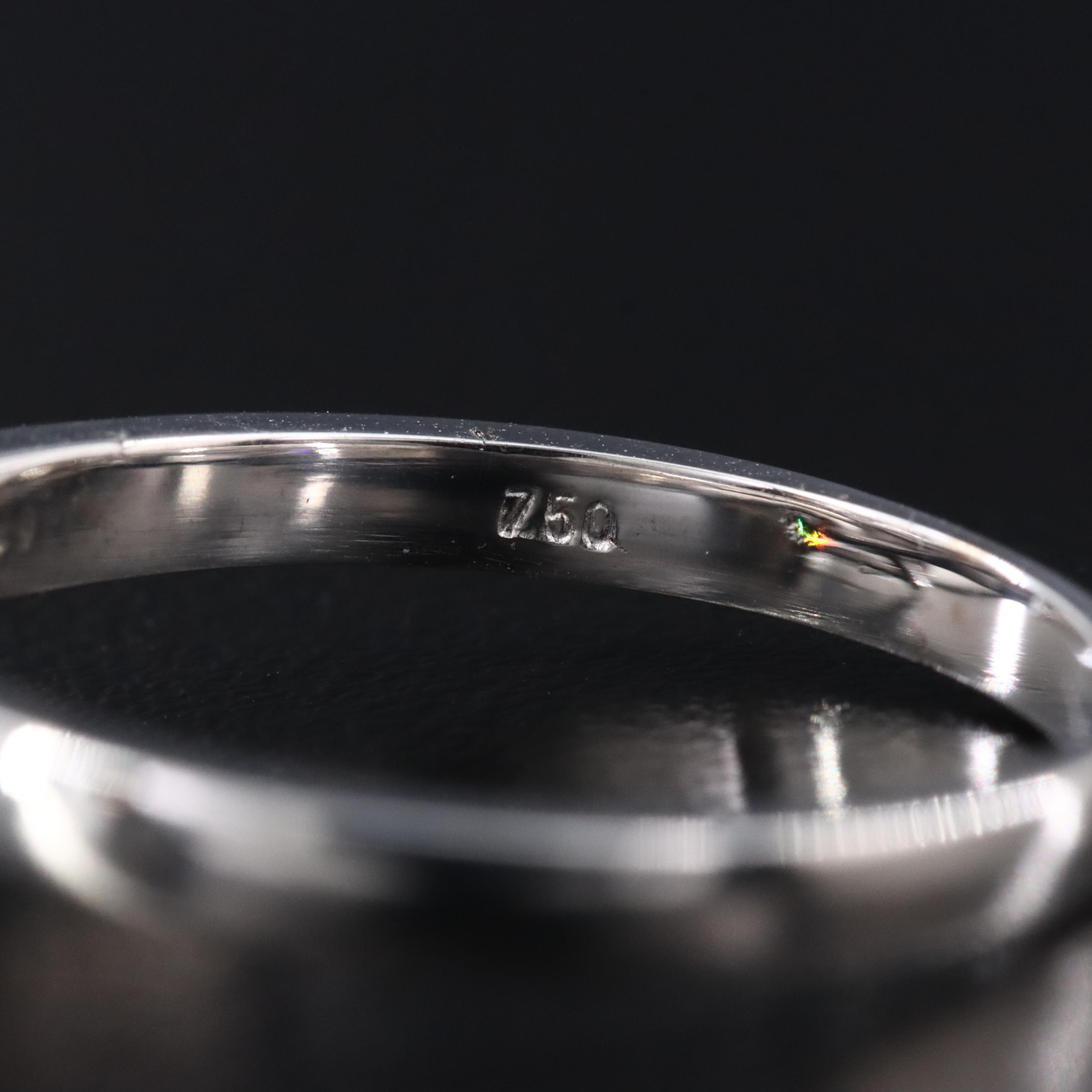 18K 4.97 CT Lab Grown Diamond Solitaire Ring with IGI Report