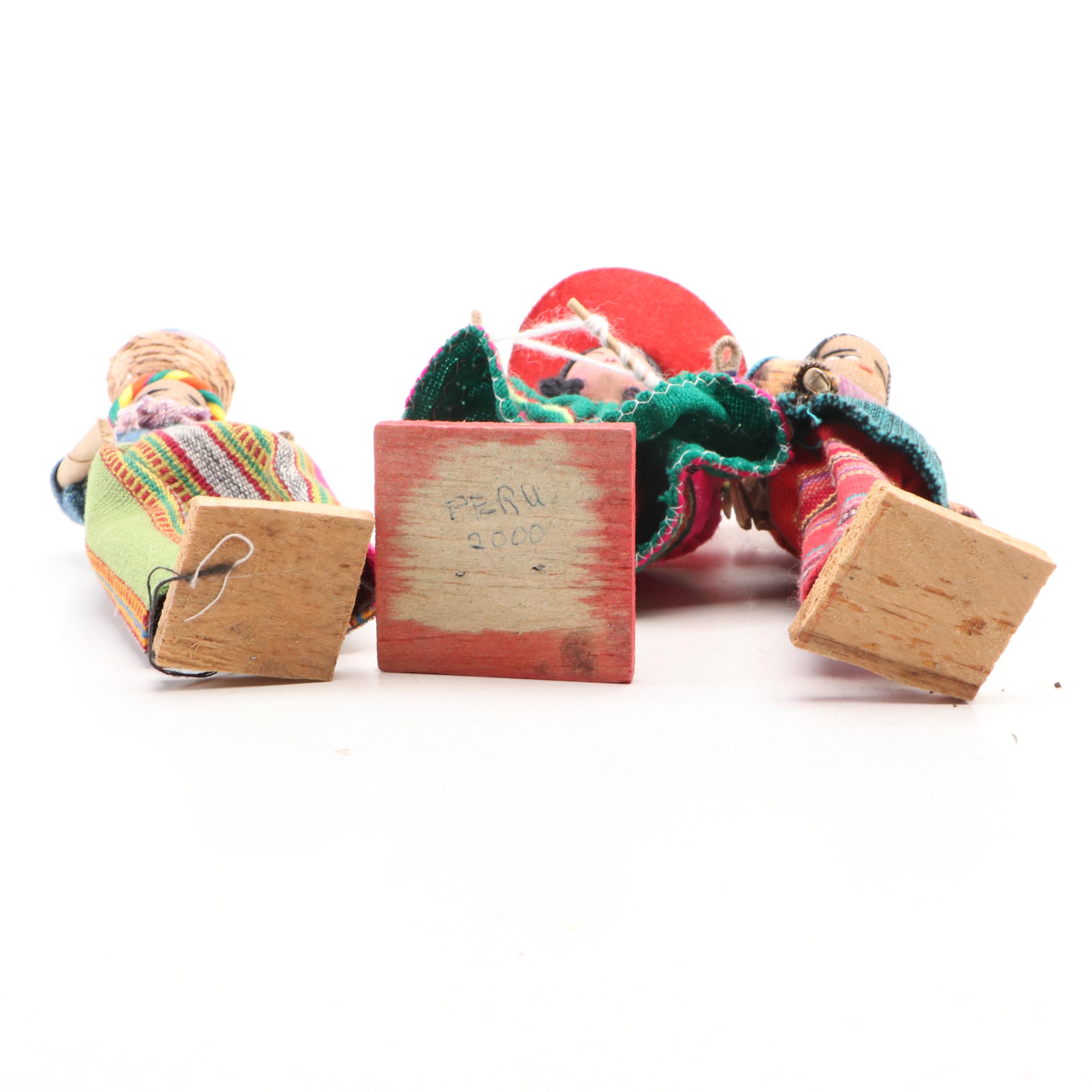 Peruvian Folk Art Handcrafted Dolls