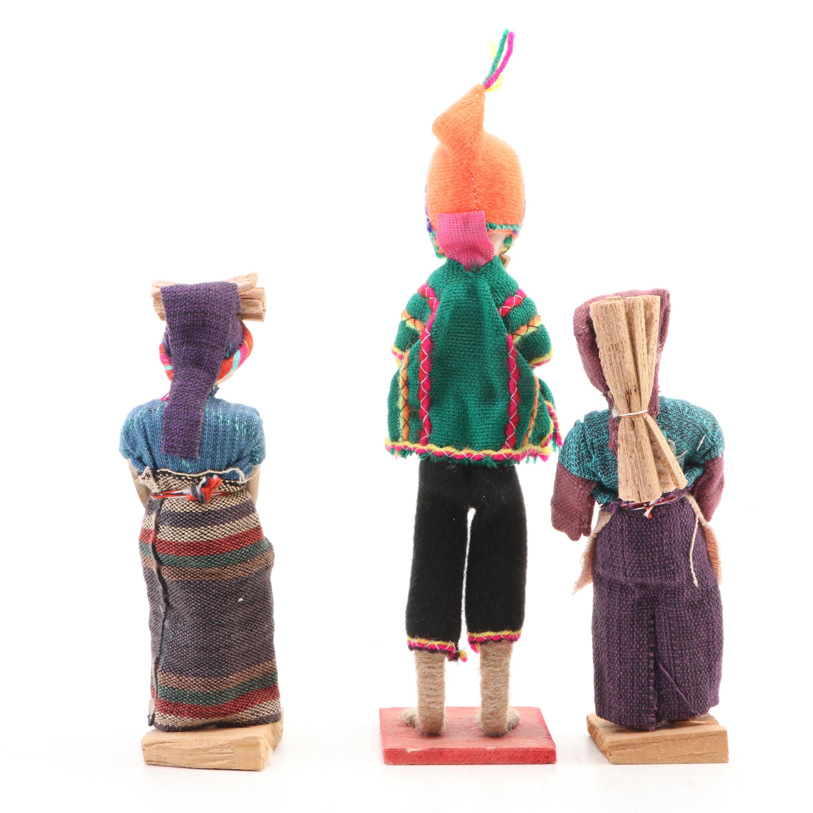 Peruvian Folk Art Handcrafted Dolls