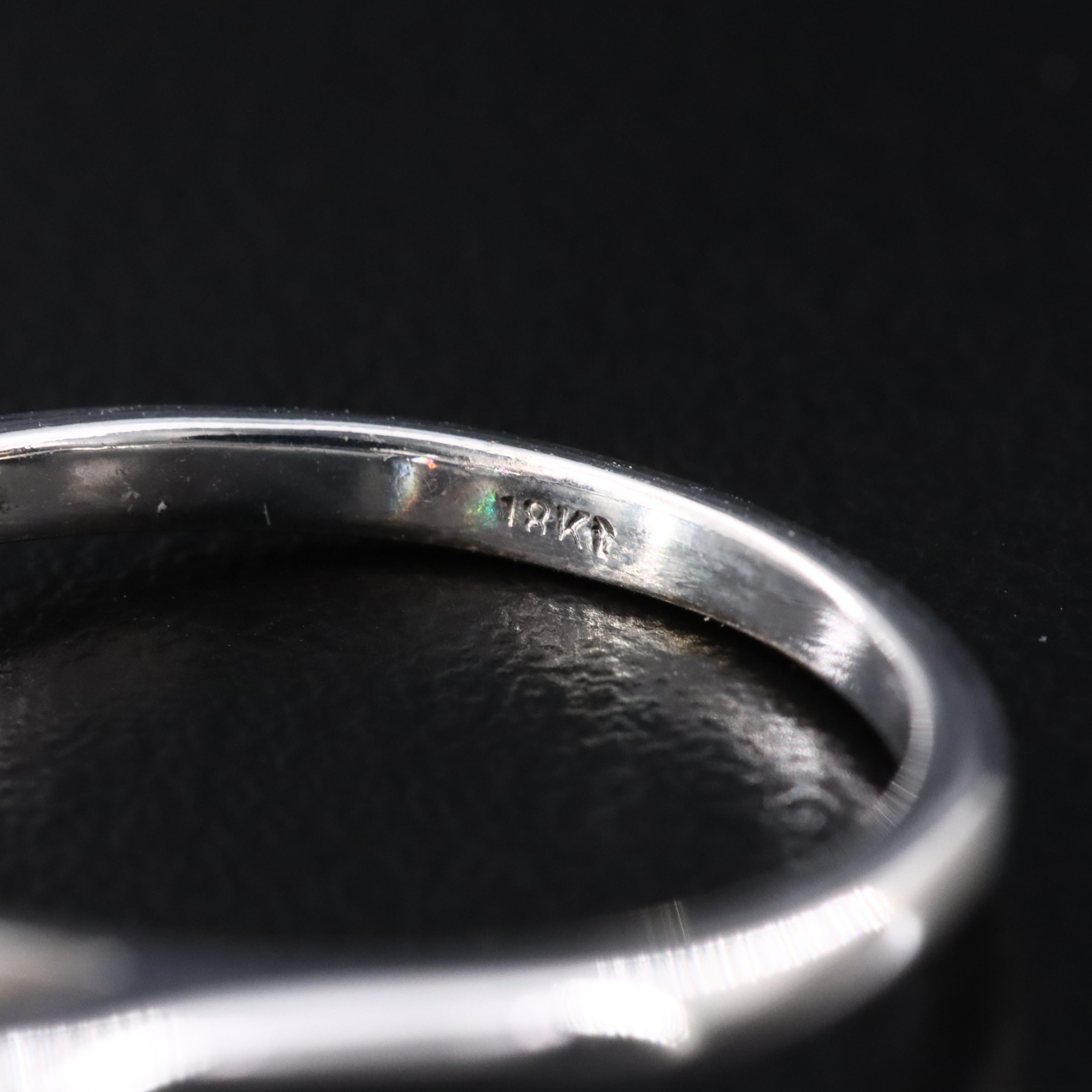 18K 5.03 CT Lab Grown Diamond Solitaire Ring with IGI Report