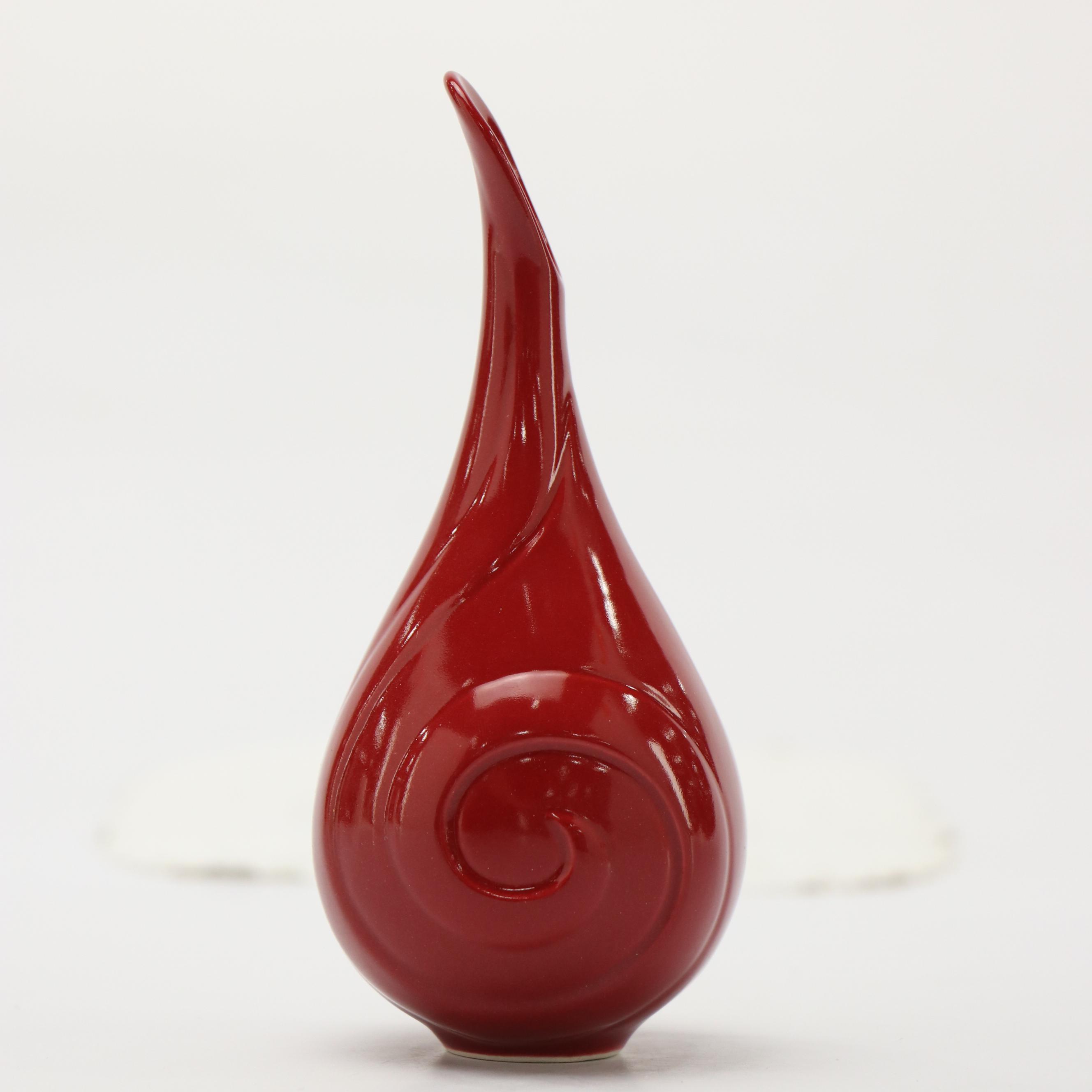 Rookwood Pottery Red Ceramic Bud Vase, 2015