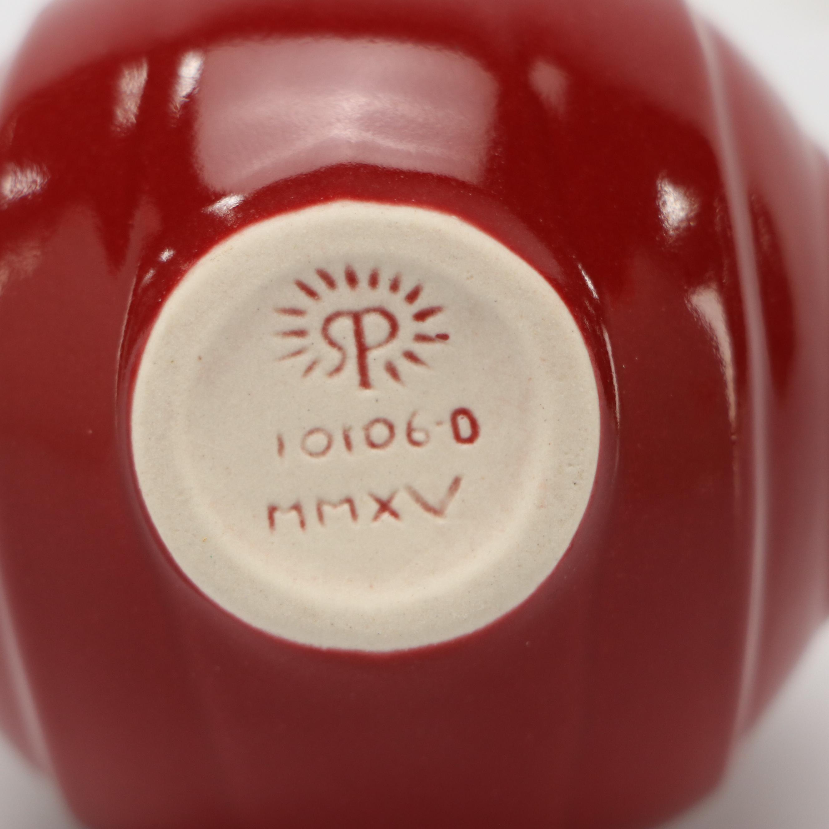 Rookwood Pottery Red Ceramic Bud Vase, 2015