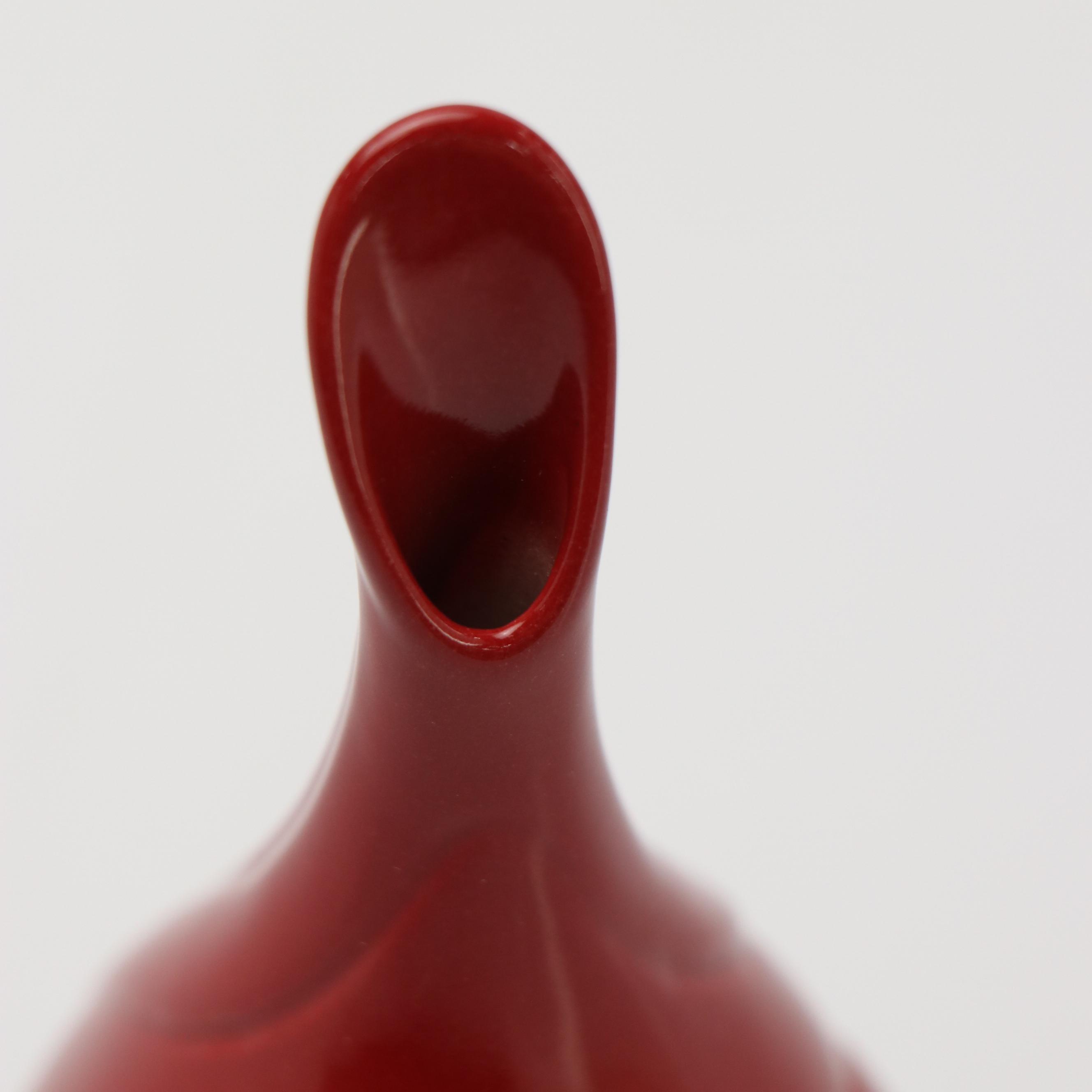 Rookwood Pottery Red Ceramic Bud Vase, 2015