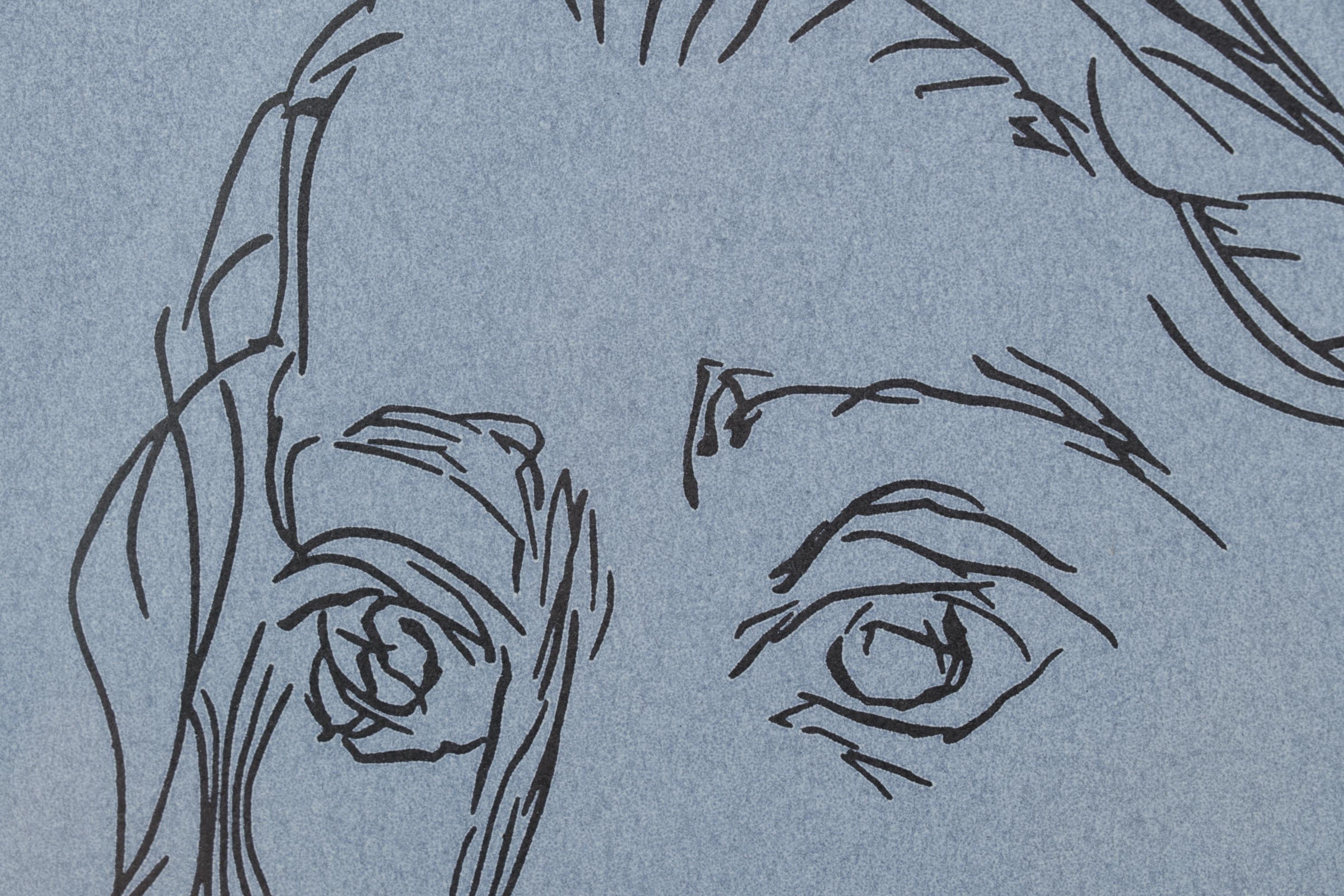 Pablo Picasso Linoleum Cut "Jacqueline," 1962