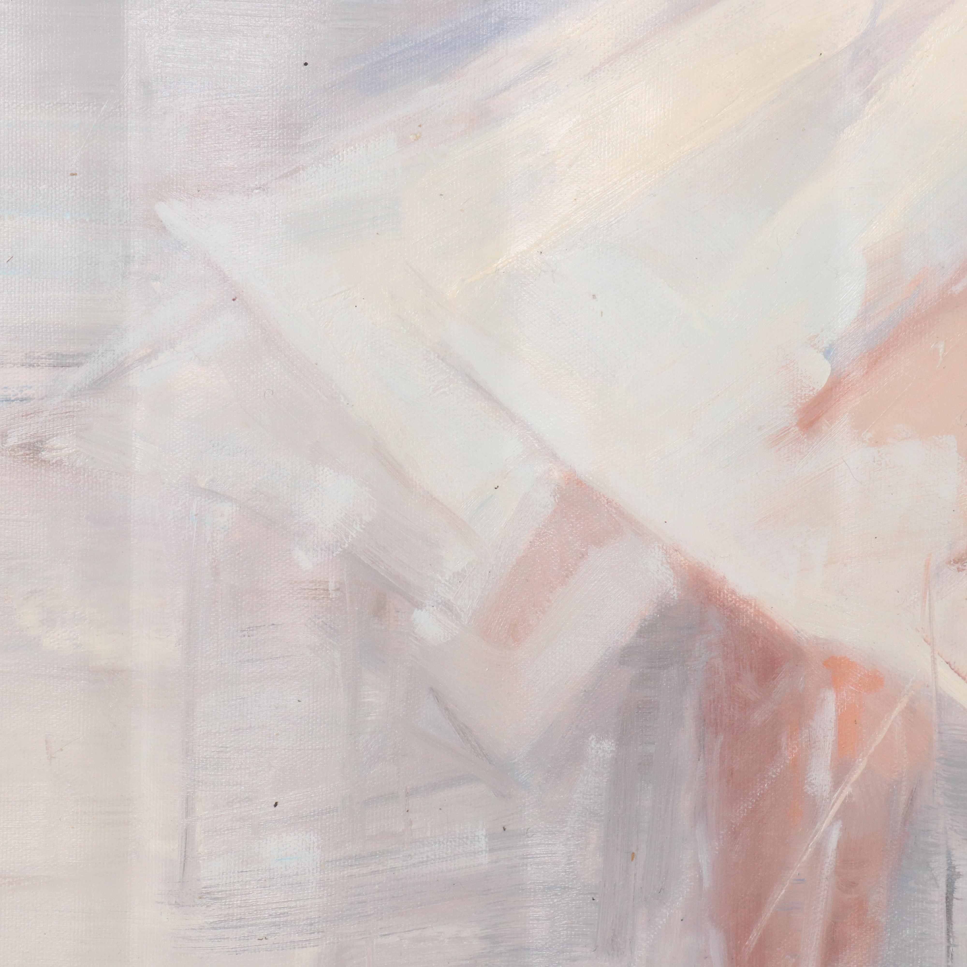 N. Ming Figural Oil Painting of Ballet Dancers, 21st Century