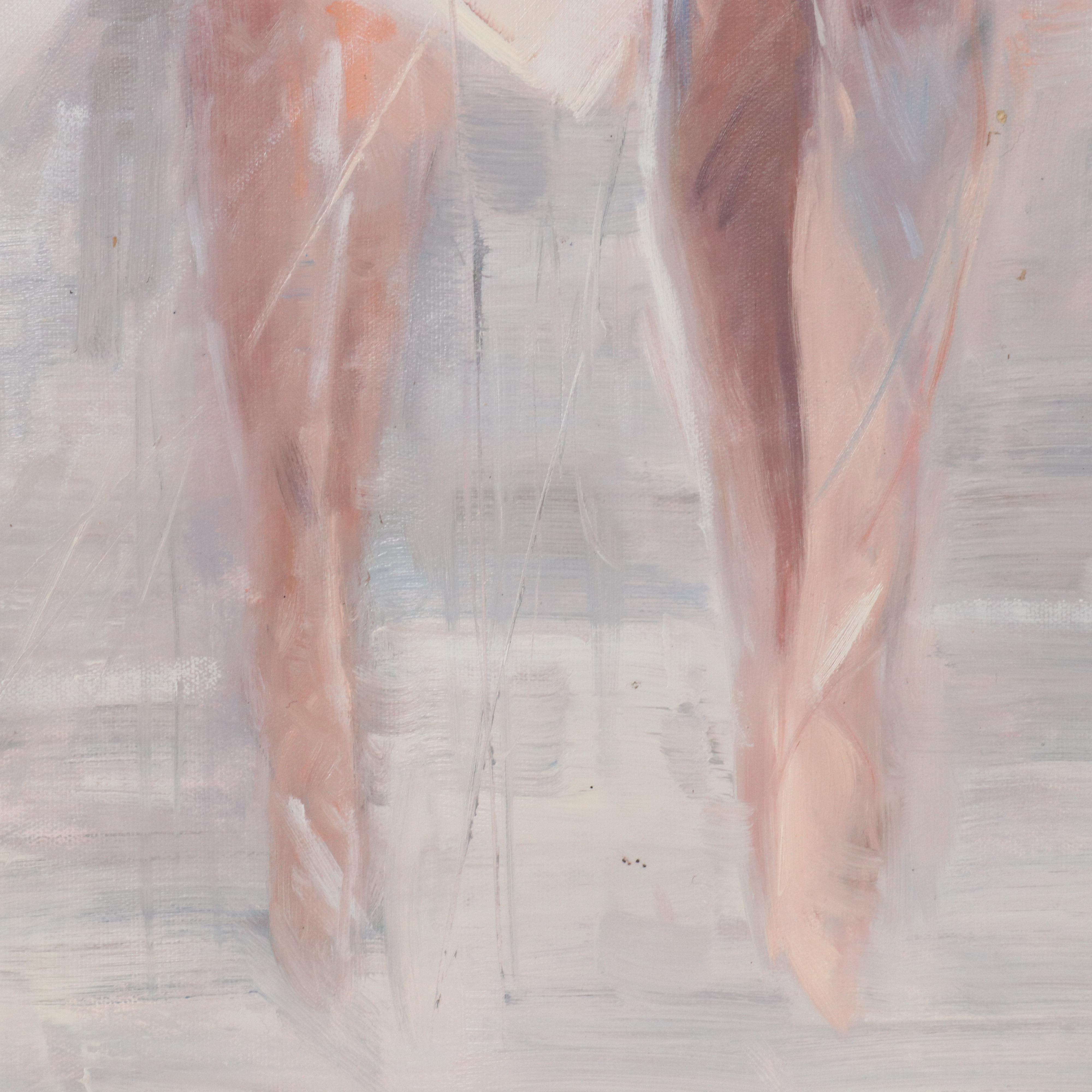 N. Ming Figural Oil Painting of Ballet Dancers, 21st Century