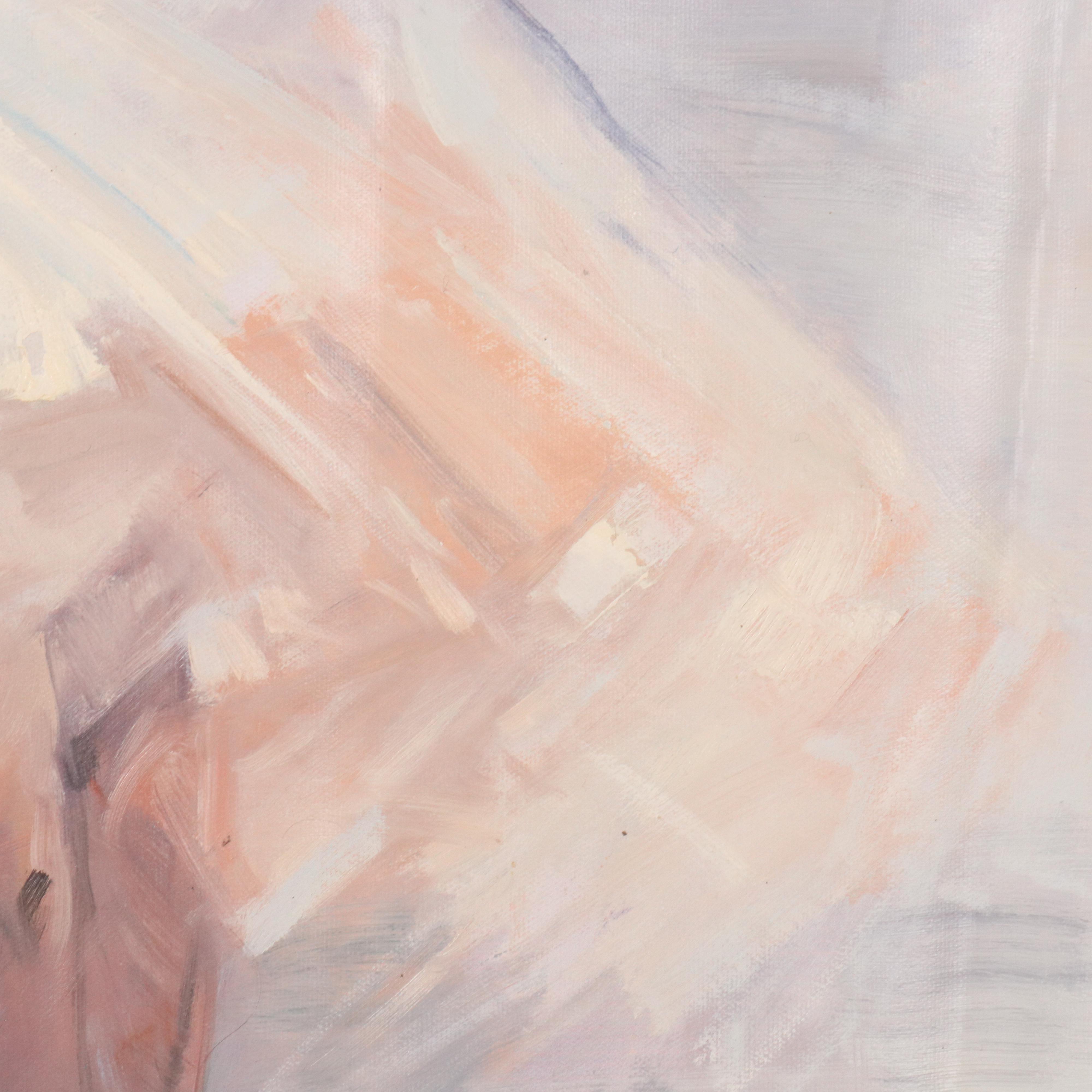 N. Ming Figural Oil Painting of Ballet Dancers, 21st Century