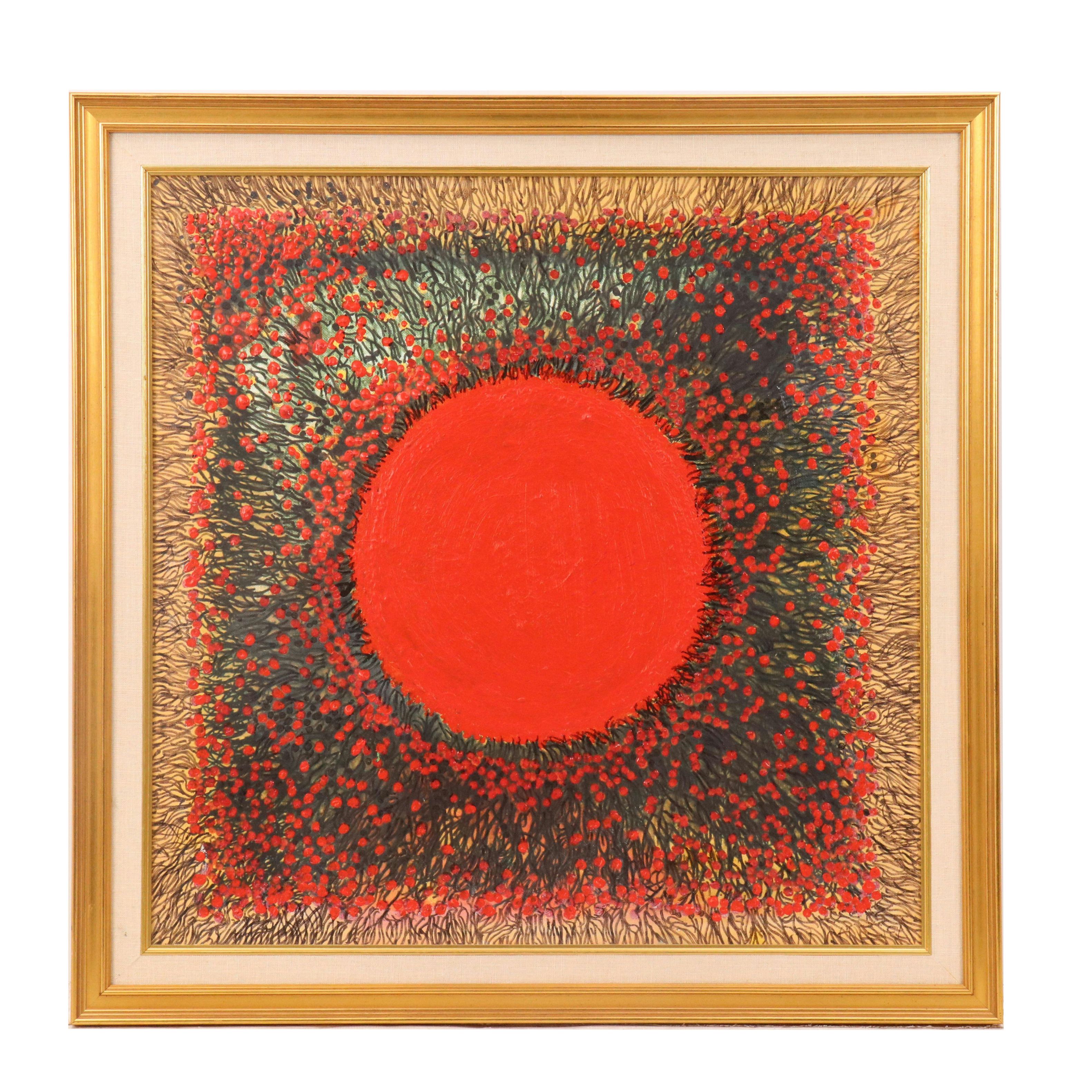 Robert Lackney Abstract Oil Painting, 21st Century