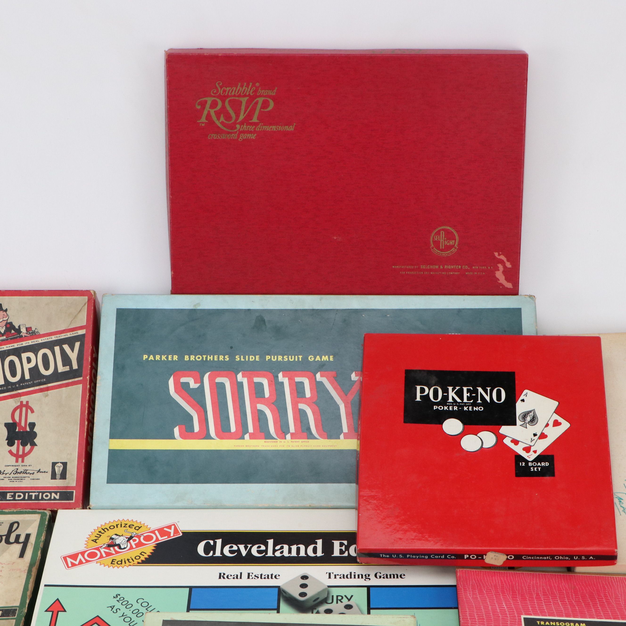 Parker Brothers Monopoly, Sorry! and Other Board Games, 1950s-1960s