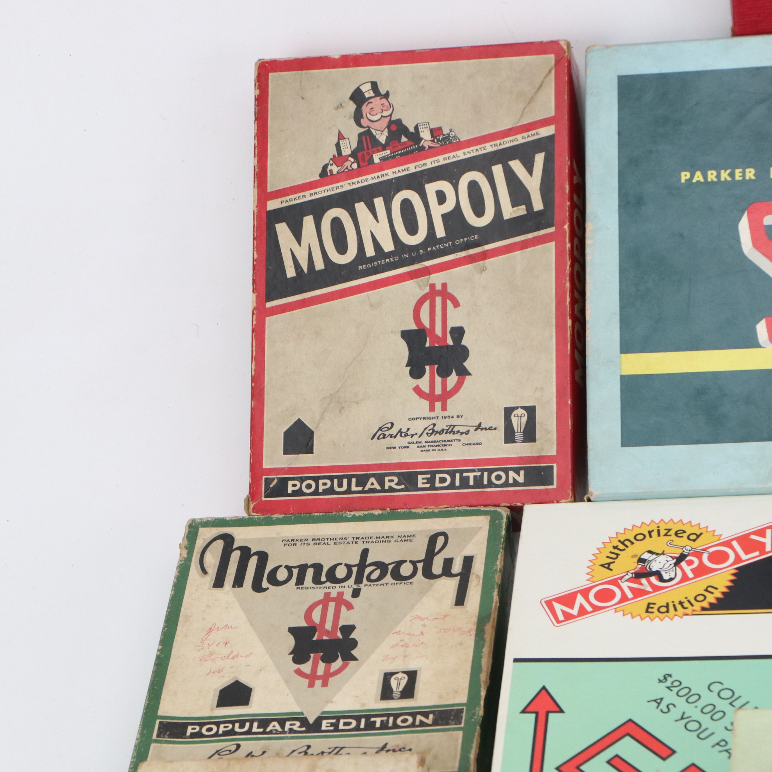 Parker Brothers Monopoly, Sorry! and Other Board Games, 1950s-1960s