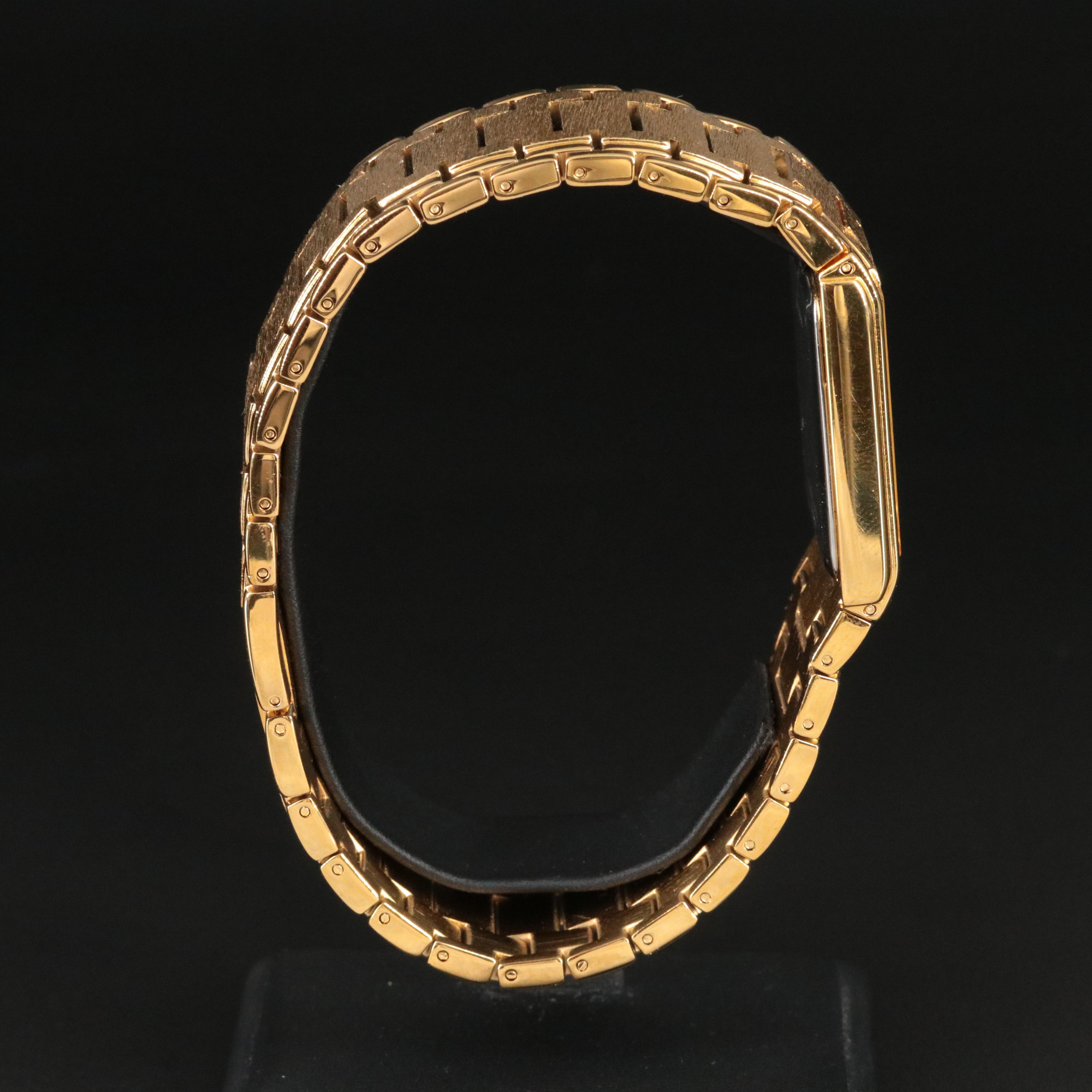 Caravelle by Bulova Diamond Dial Gold-Tone Watch