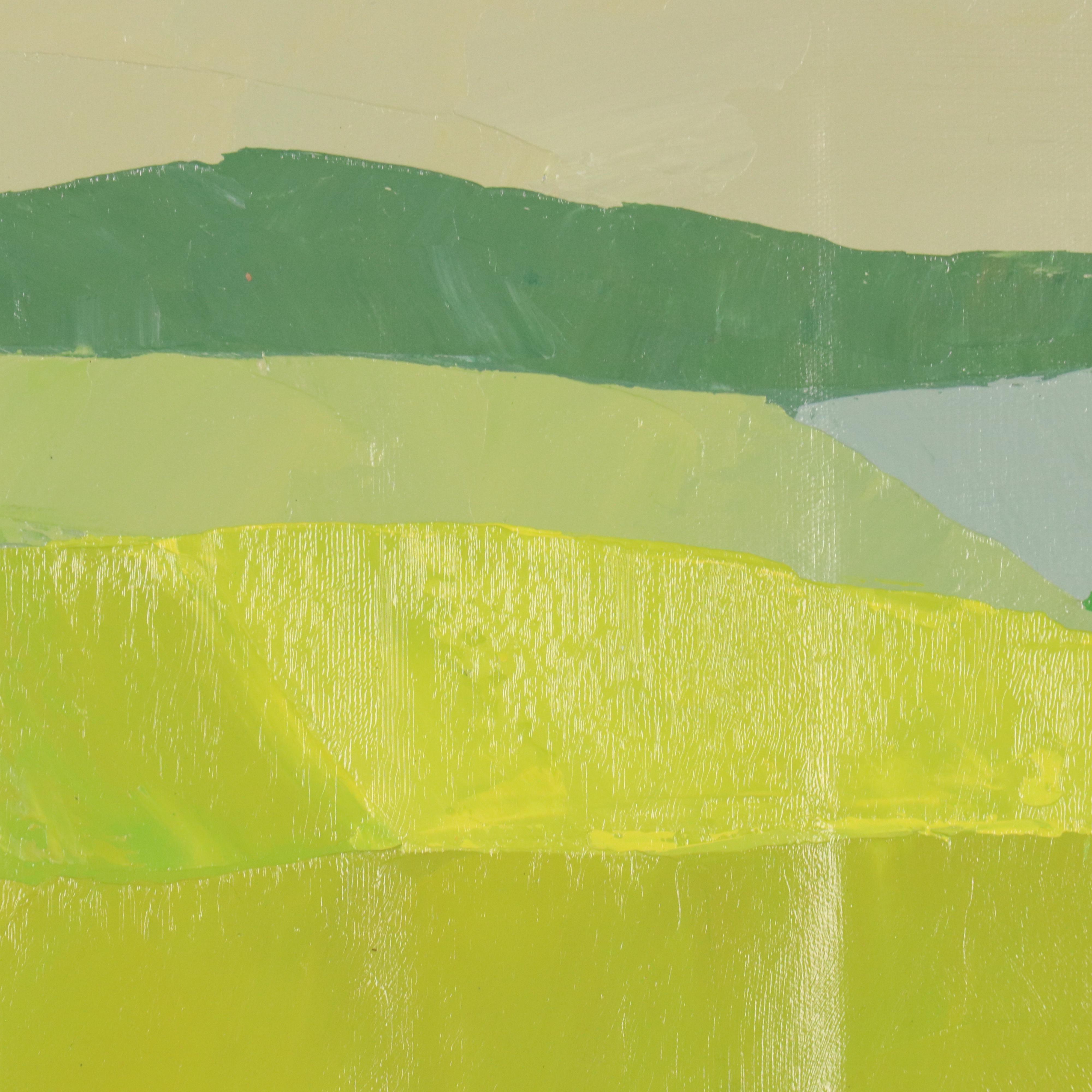 Zheng Stylized Landscape Oil Painting, 21st Century