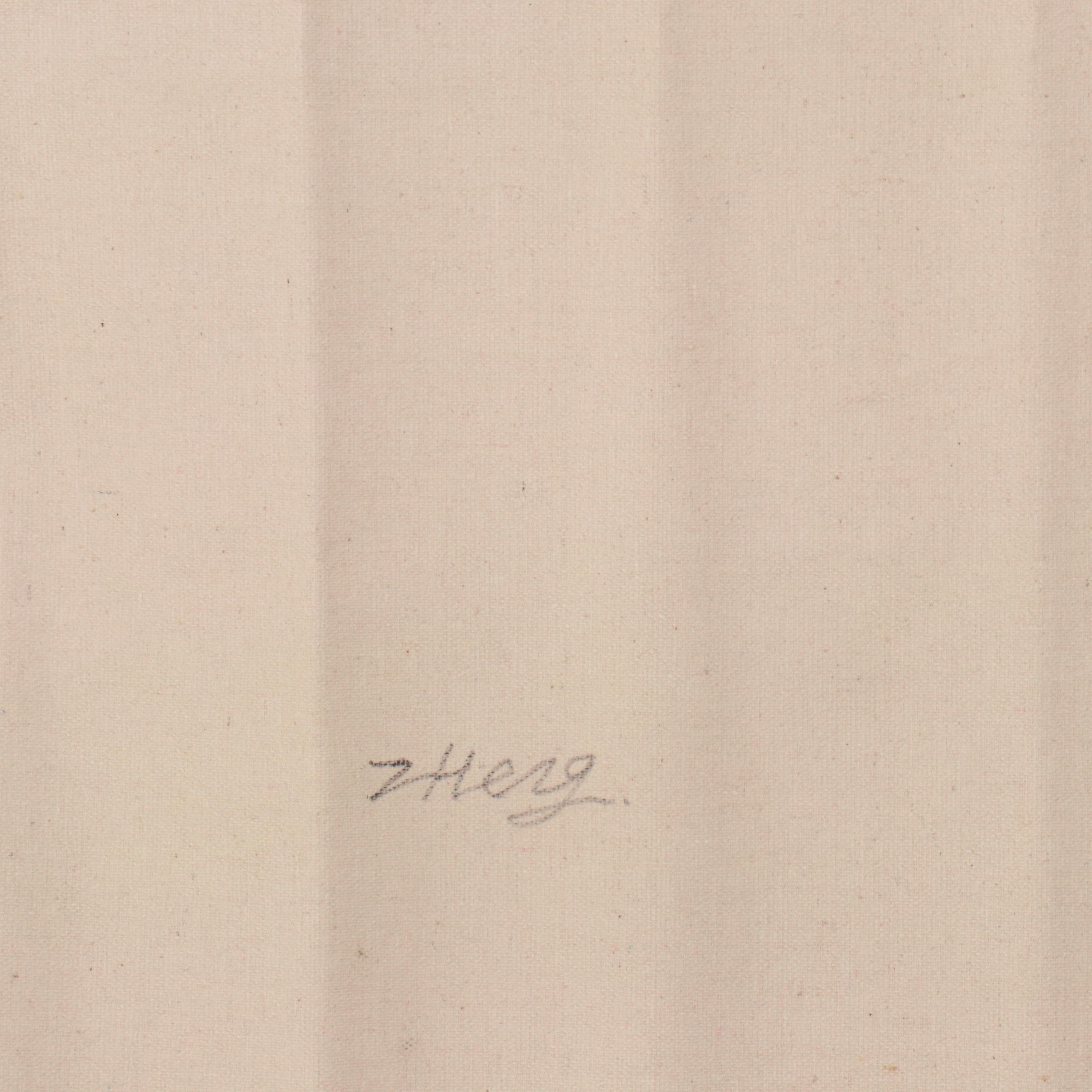 Zheng Stylized Landscape Oil Painting, 21st Century