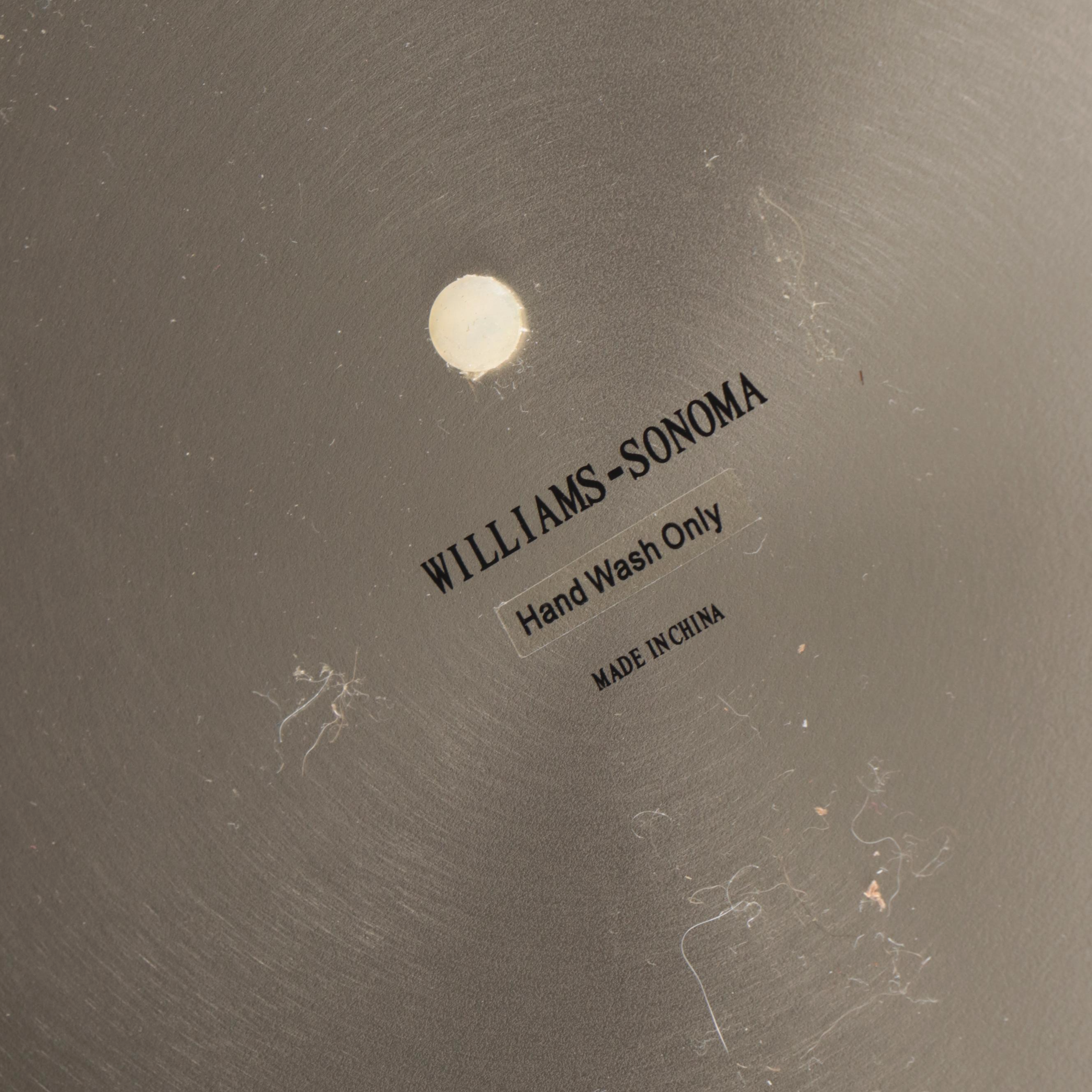 Williams-Sonoma Metal Kitchen Canisters and Napkins with More Table Décor