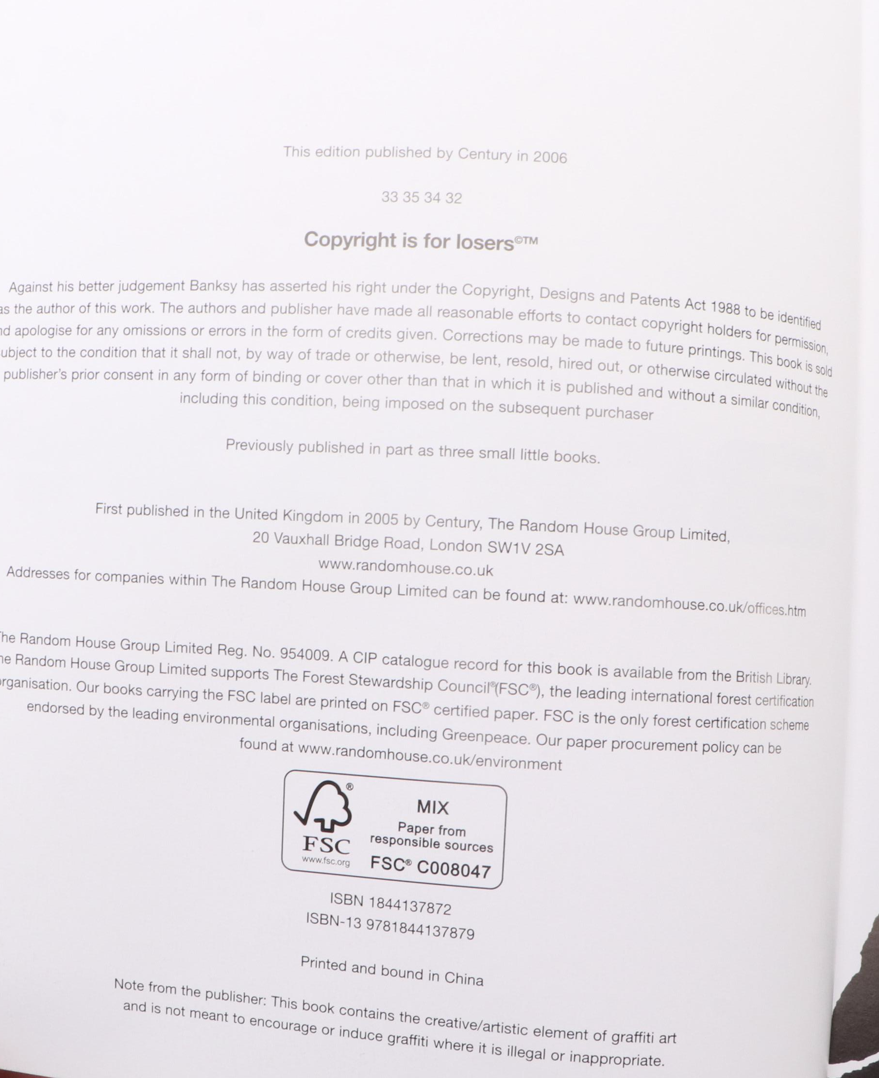 "Banksy: Wall and Piece" and More Nonfiction with Sandy Felder Photograph