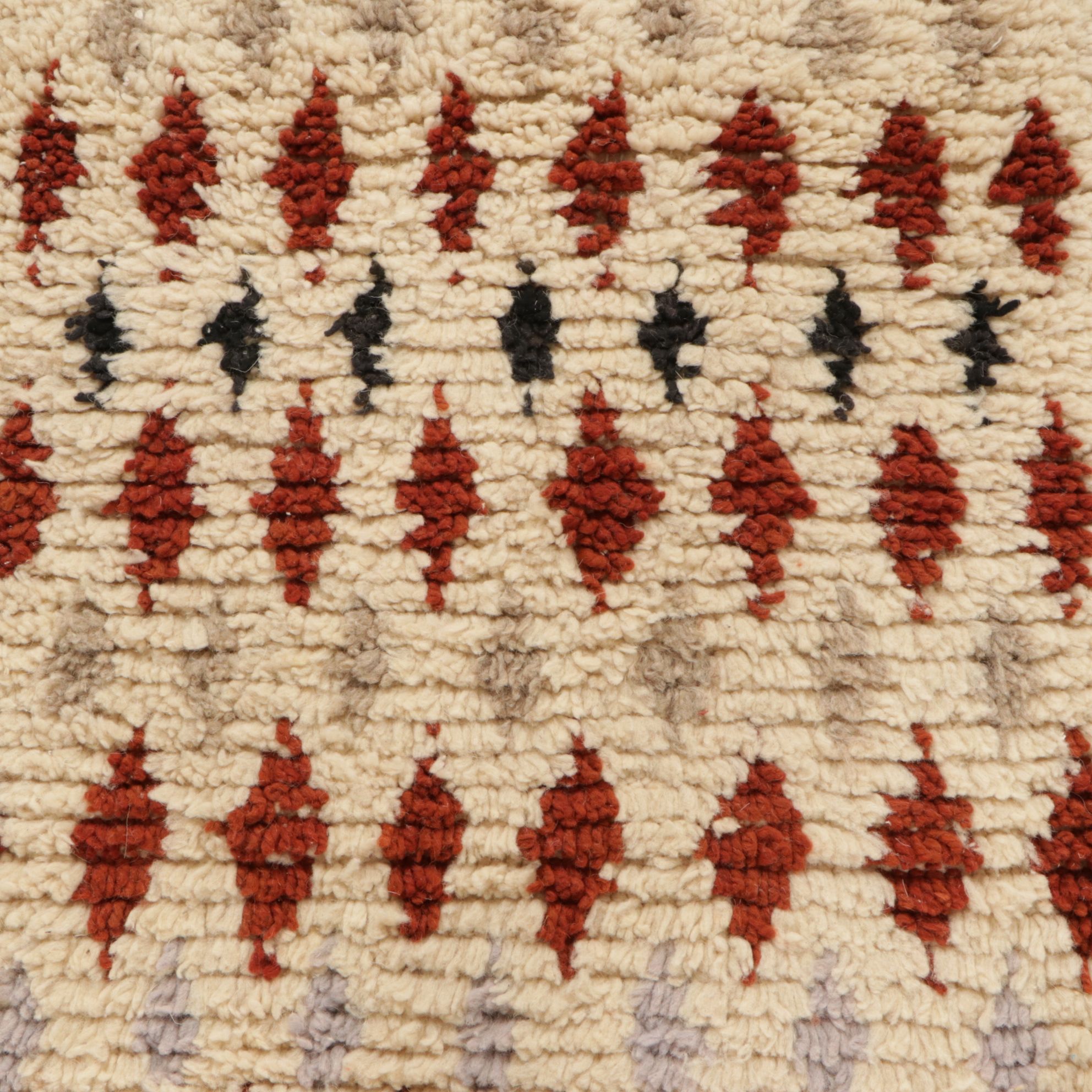 Four Hand-Knotted Moroccan Berber Accent Rugs