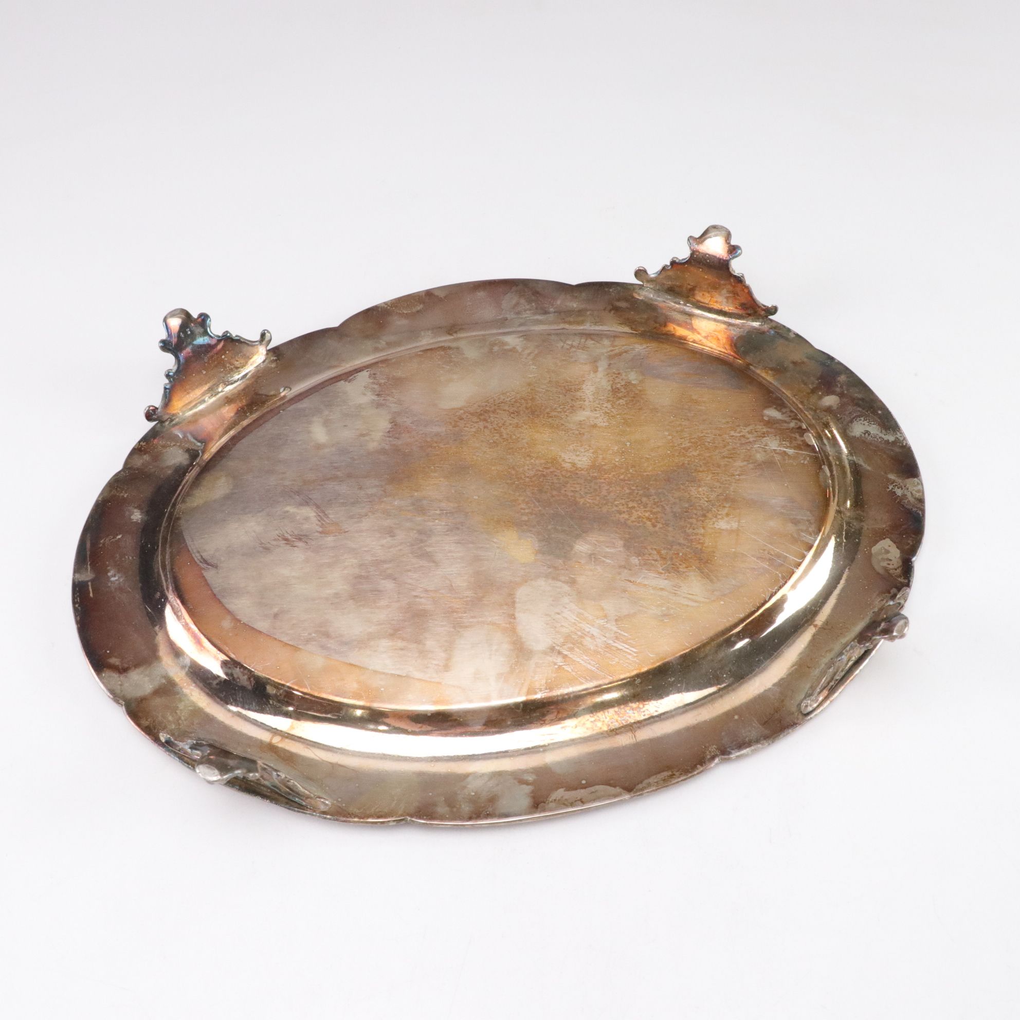 Barker Ellis Silver Plate Reticulated Bowl with Serving Tray and More