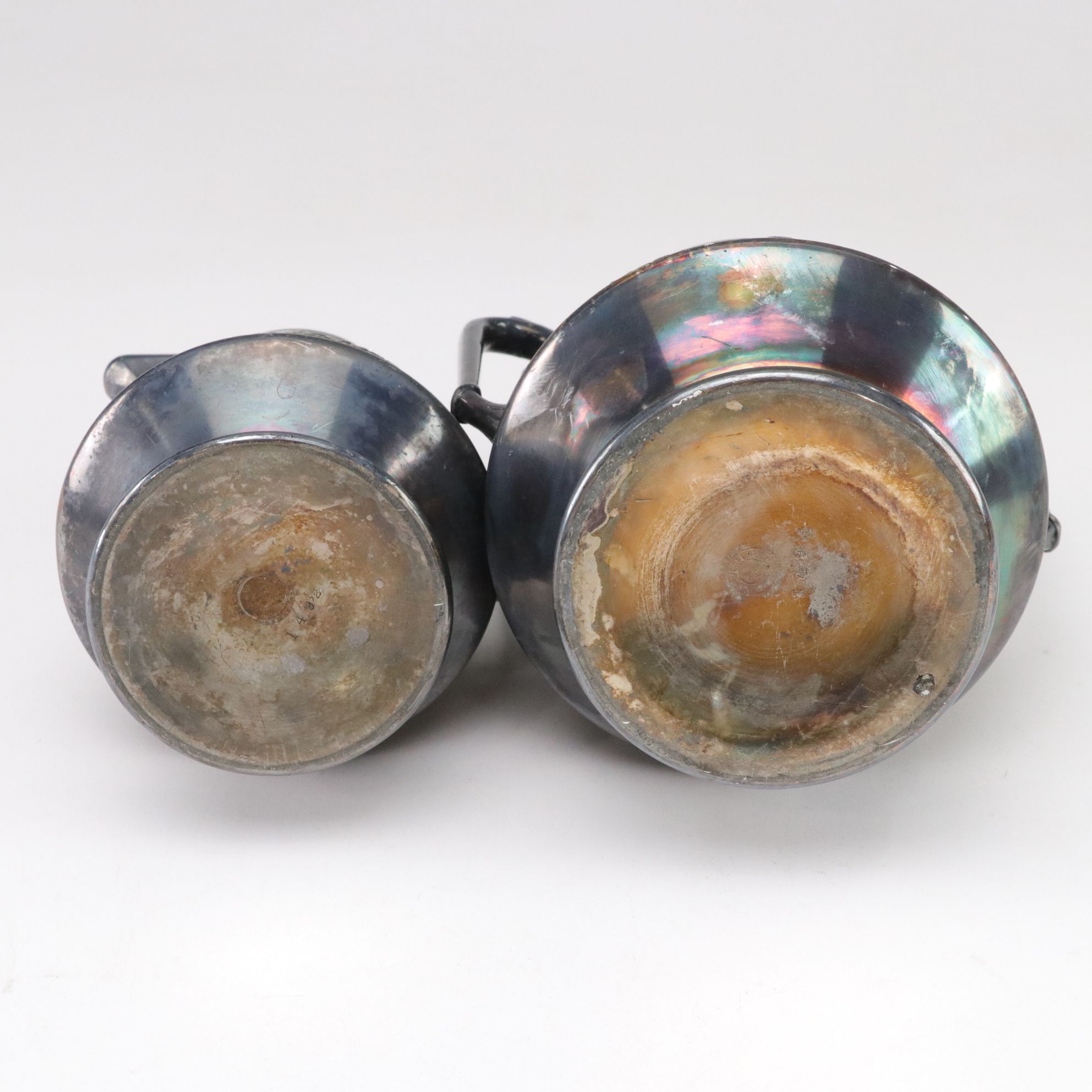 Barker Ellis Silver Plate Reticulated Bowl with Serving Tray and More