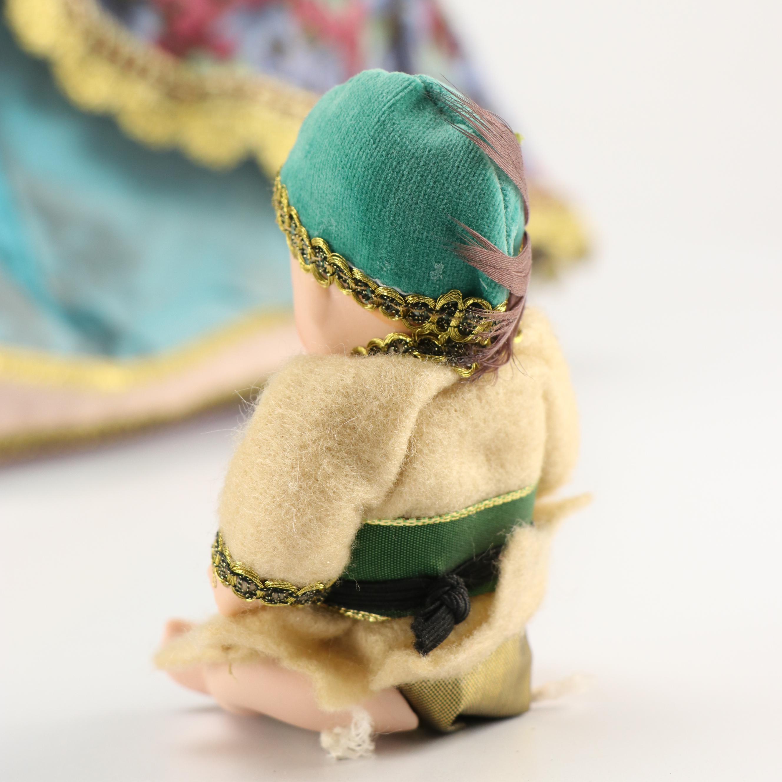 Dolls by Jerri and Kingstate Porcelain Dolls with Porcelain Baby Doll