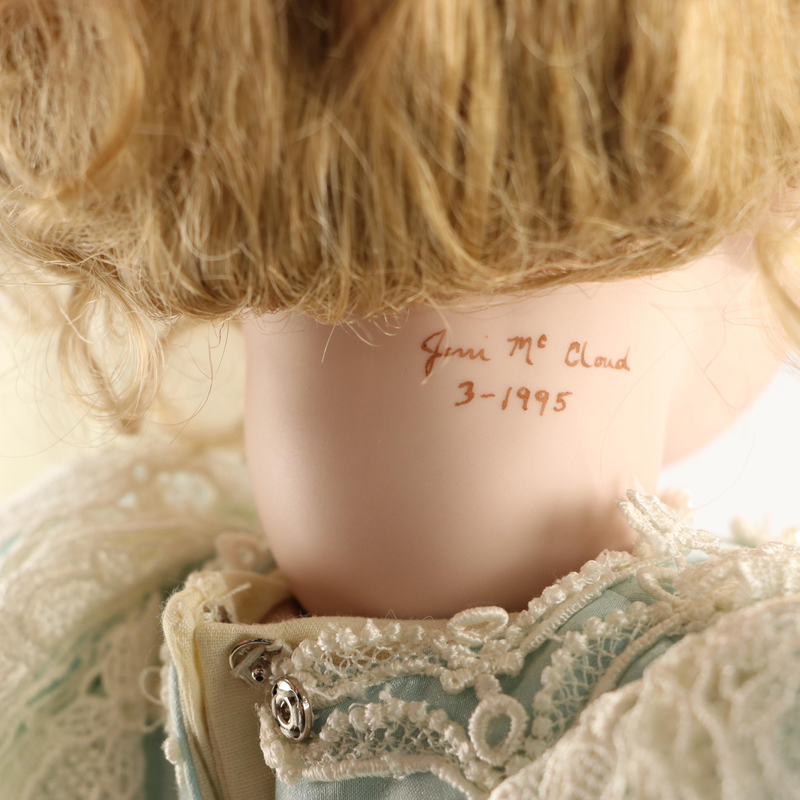 Dolls by Jerri and Kingstate Porcelain Dolls with Porcelain Baby Doll