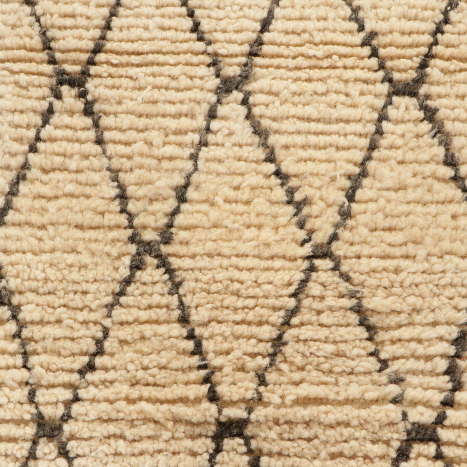 Four Hand-Knotted Moroccan Berber Accent Rugs