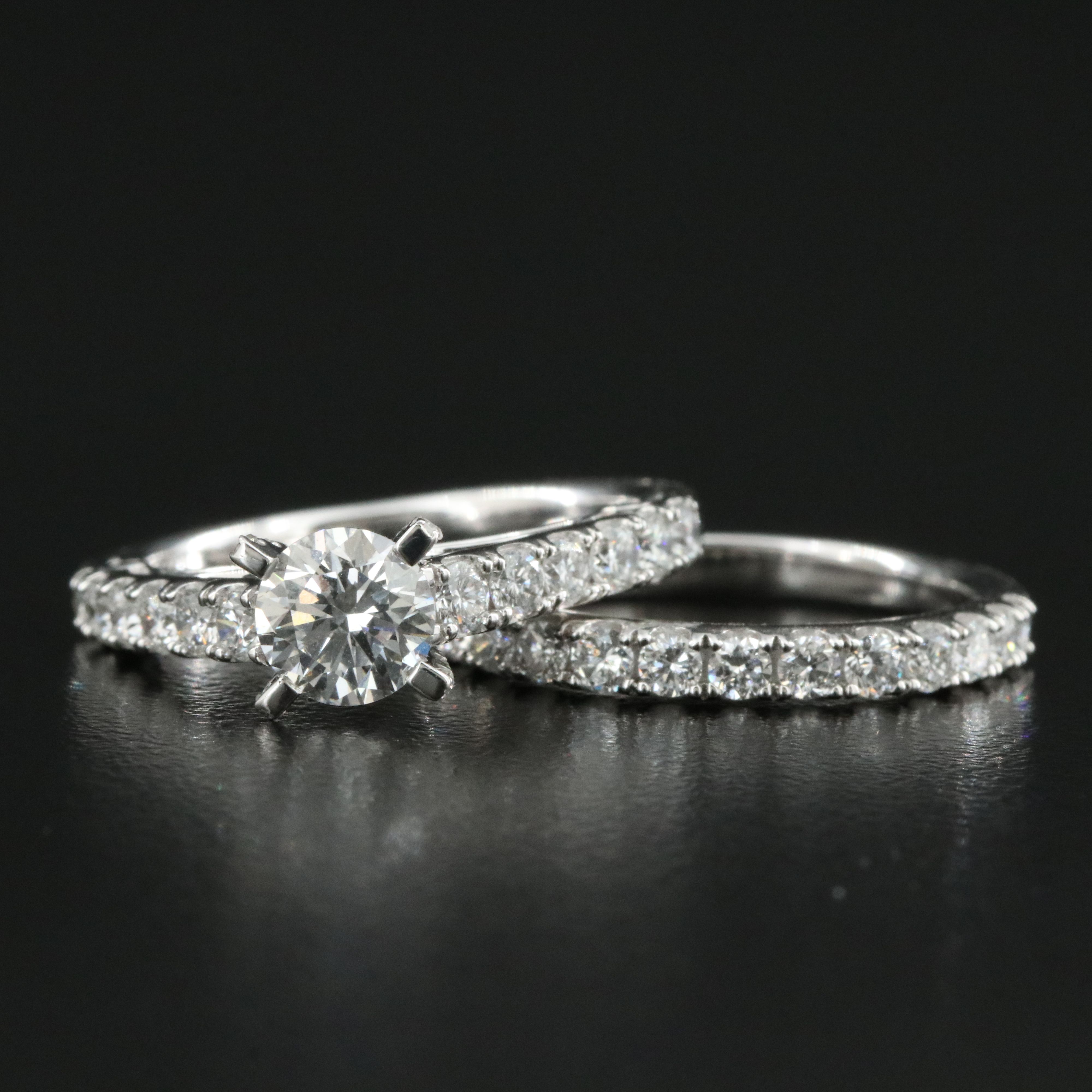 14K 1.91 CTW Lab Grown Diamond Ring Set