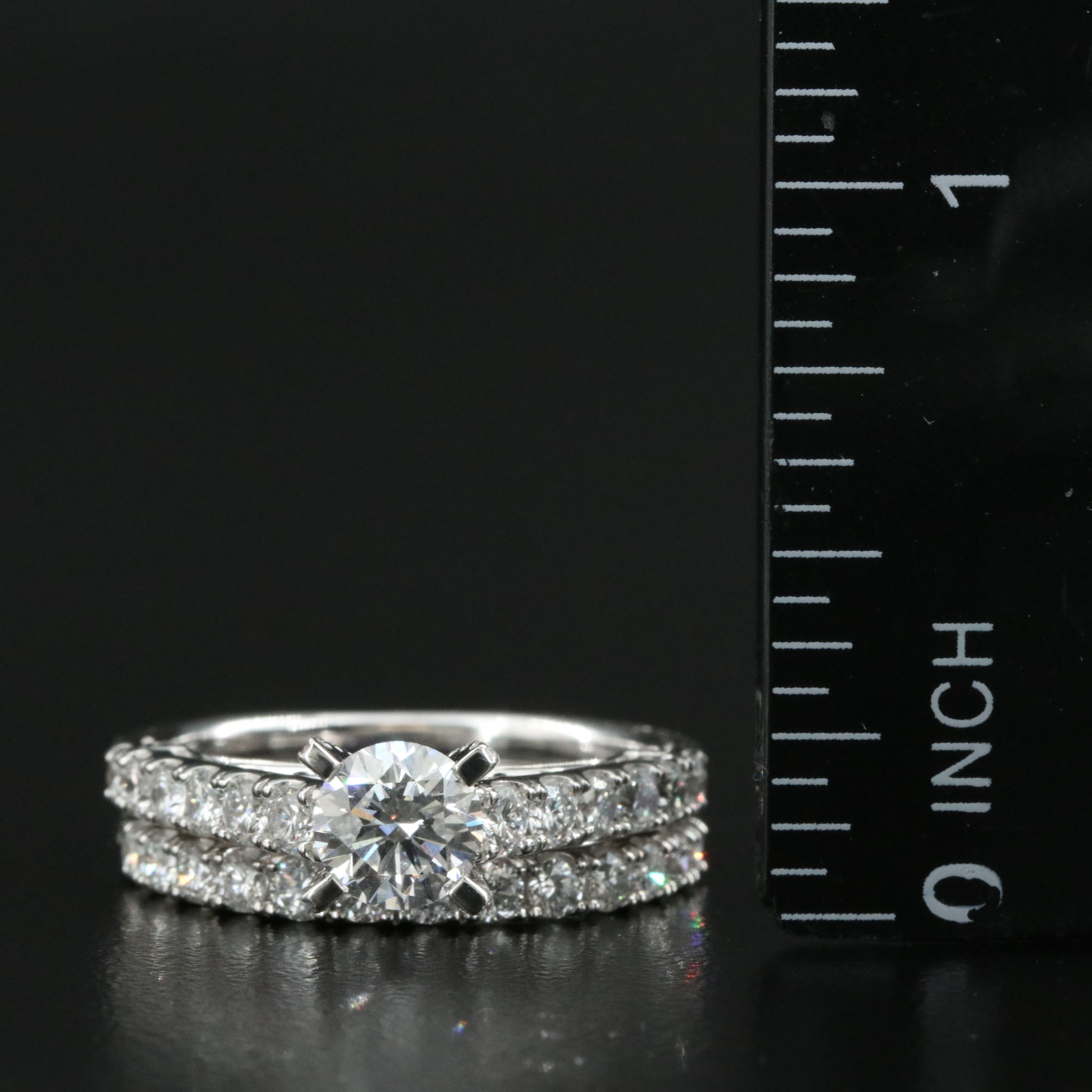 14K 1.91 CTW Lab Grown Diamond Ring Set