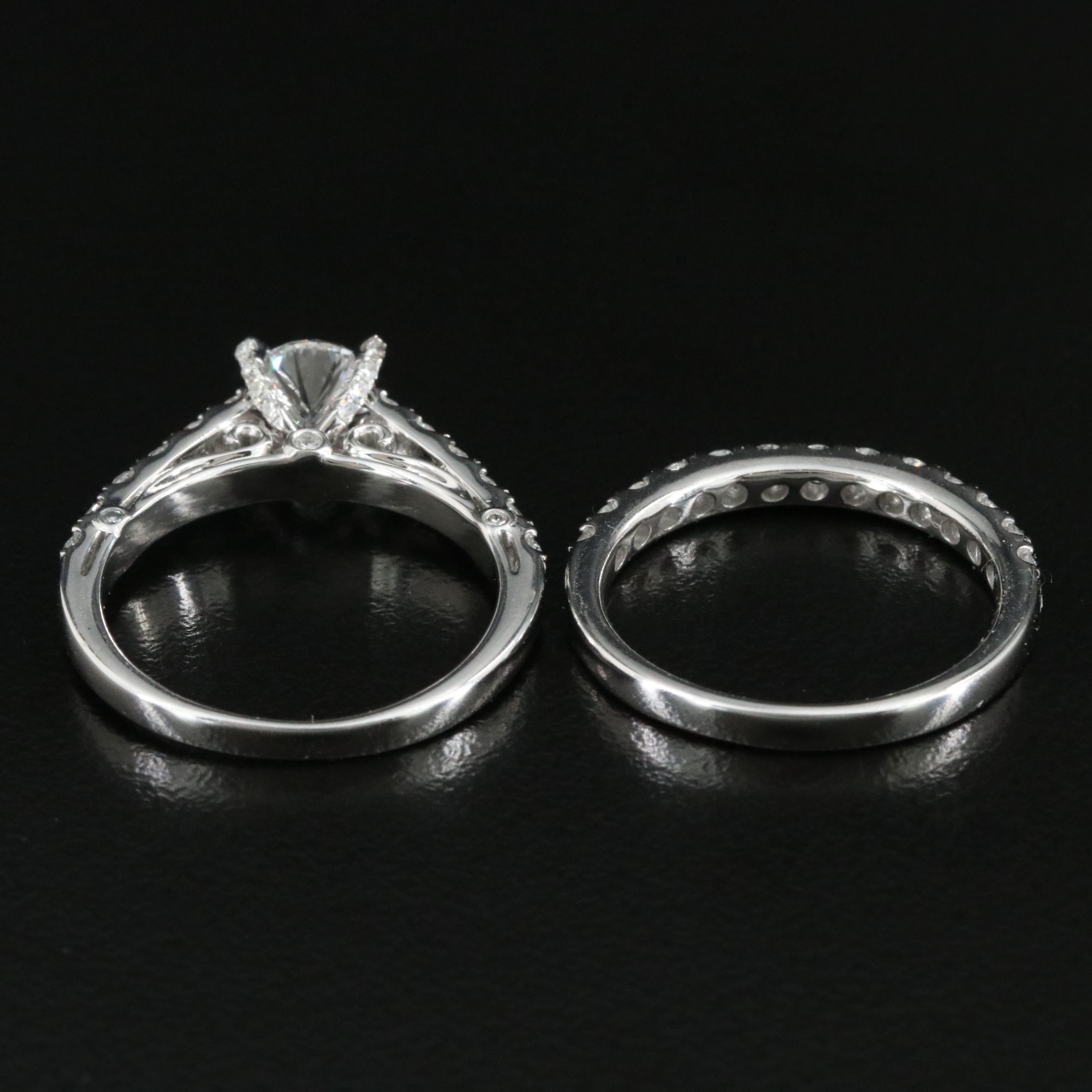 14K 1.91 CTW Lab Grown Diamond Ring Set