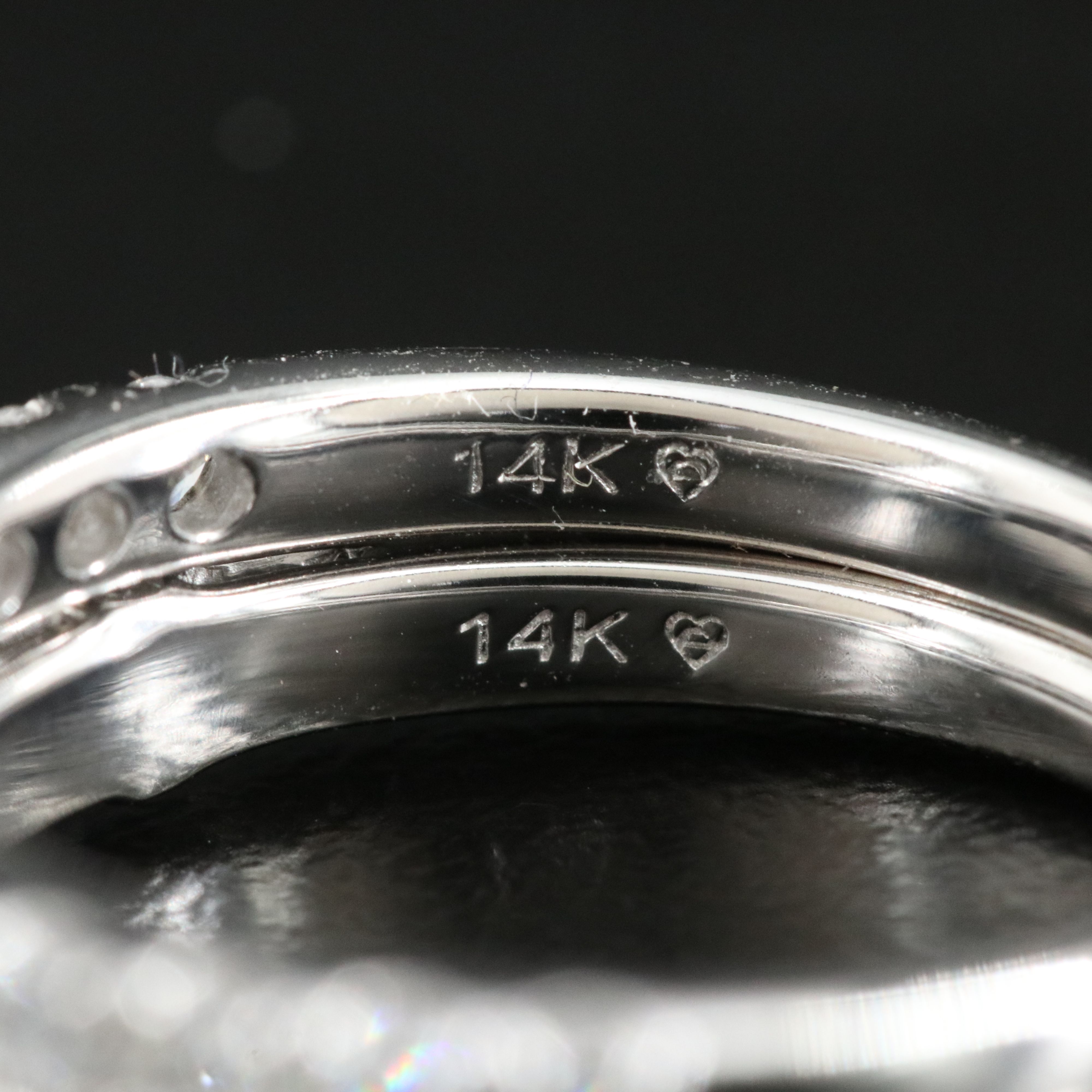 14K 1.91 CTW Lab Grown Diamond Ring Set